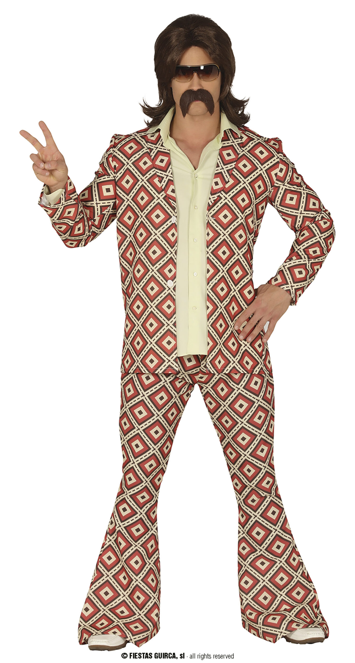 Groovy Boogie Disco Man - Adult Size Small (46-48)