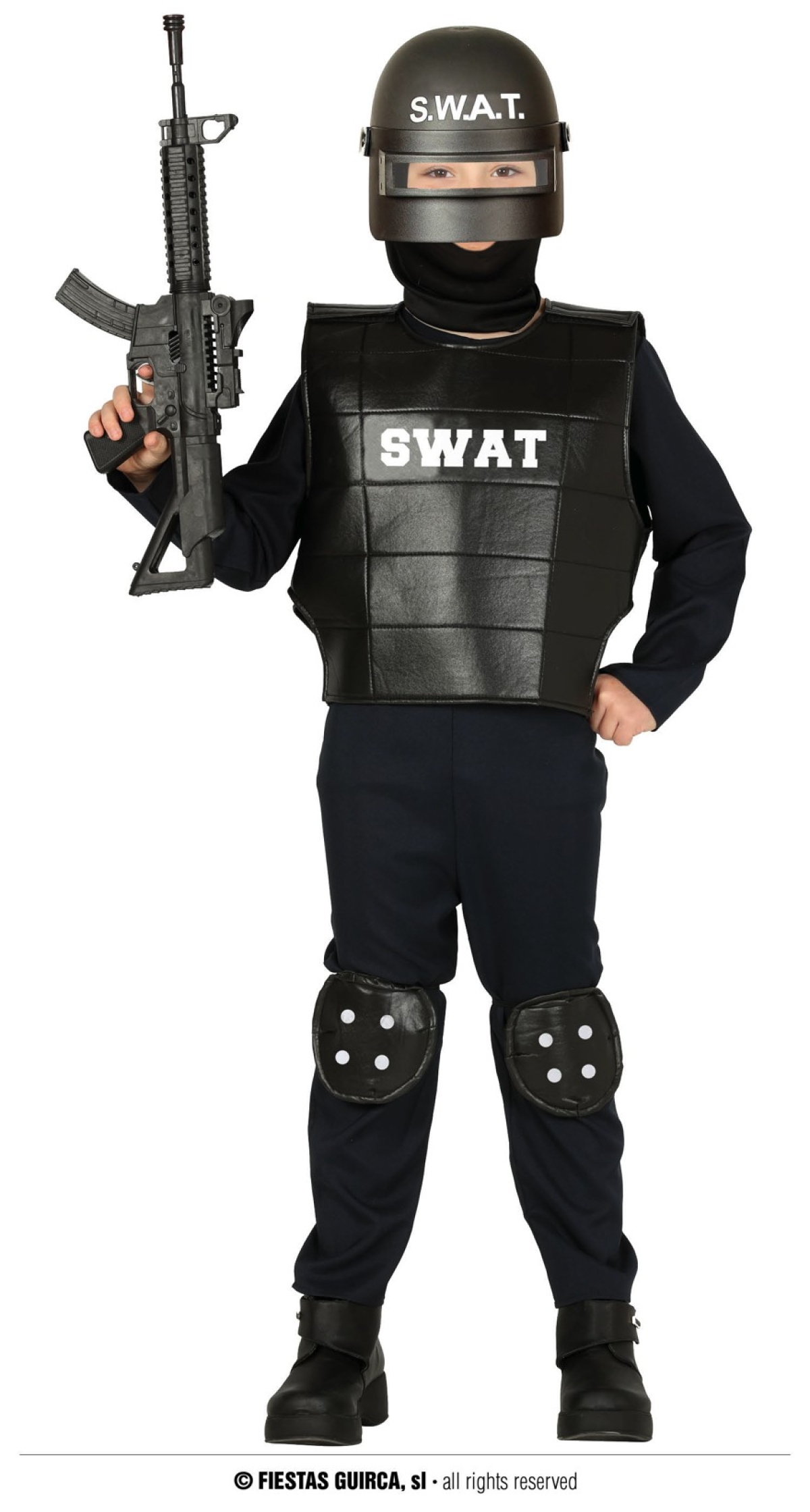 SWAT Team Boy Costume - Age 10 to 12 Years
