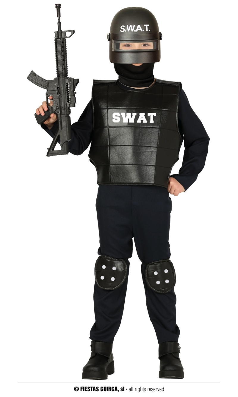 SWAT Team Boy Costume - Age 10 to 12 Years