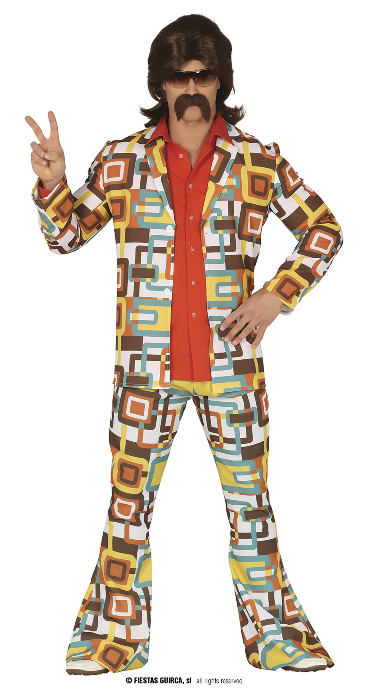 Stylish Boogie Disco Man - Adult Size Small (46-48)