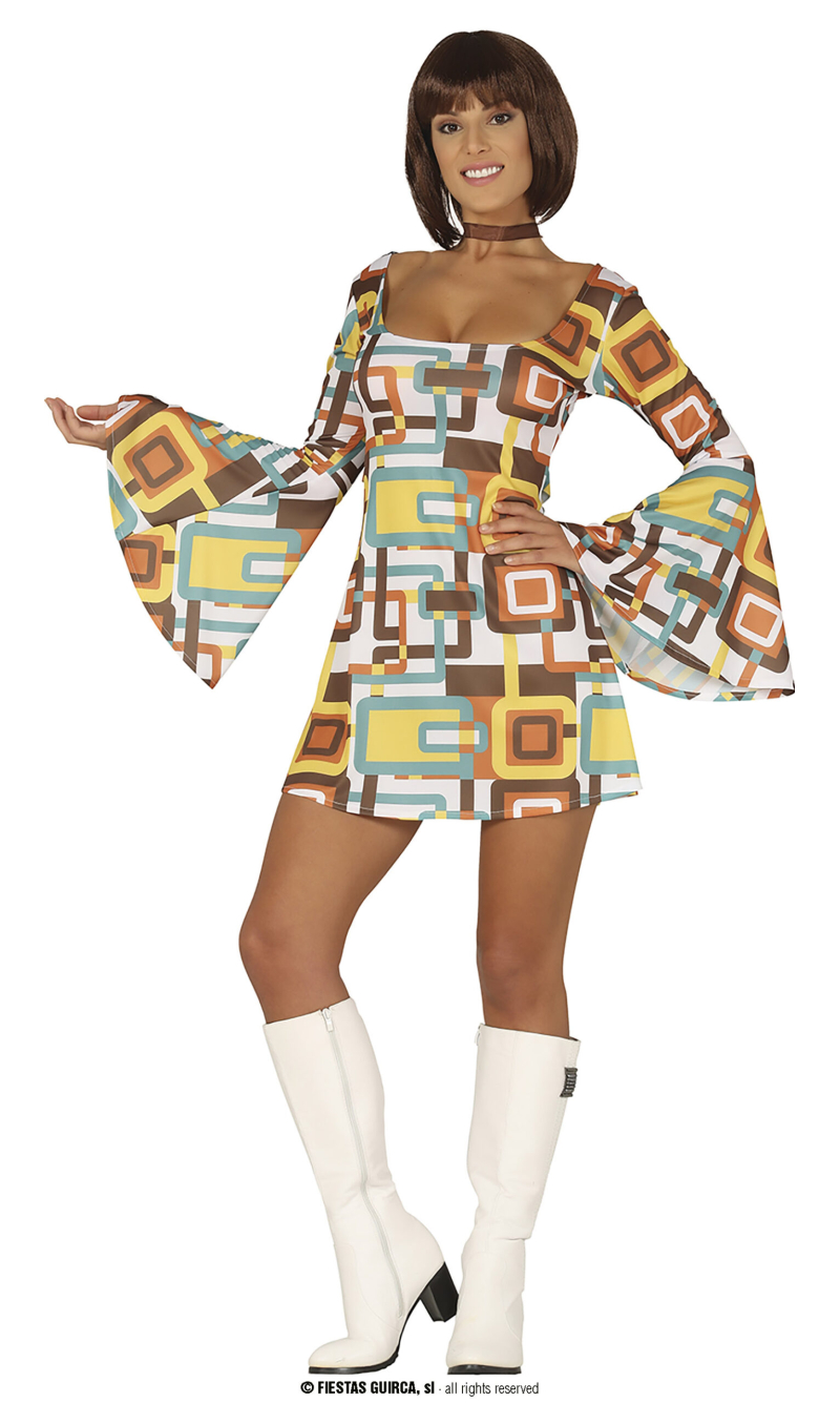 Stylish Boogie Disco Lady - Adult Size Small (36-38)