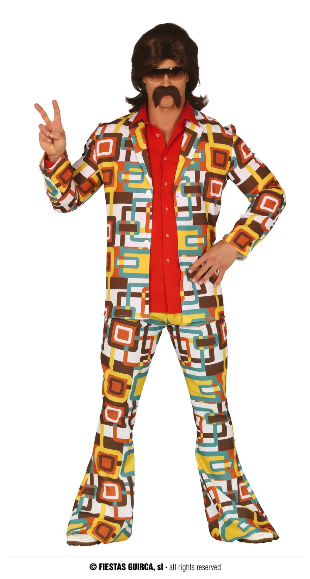 Stylish Boogie Disco Man - Adult Size Large (52-54)