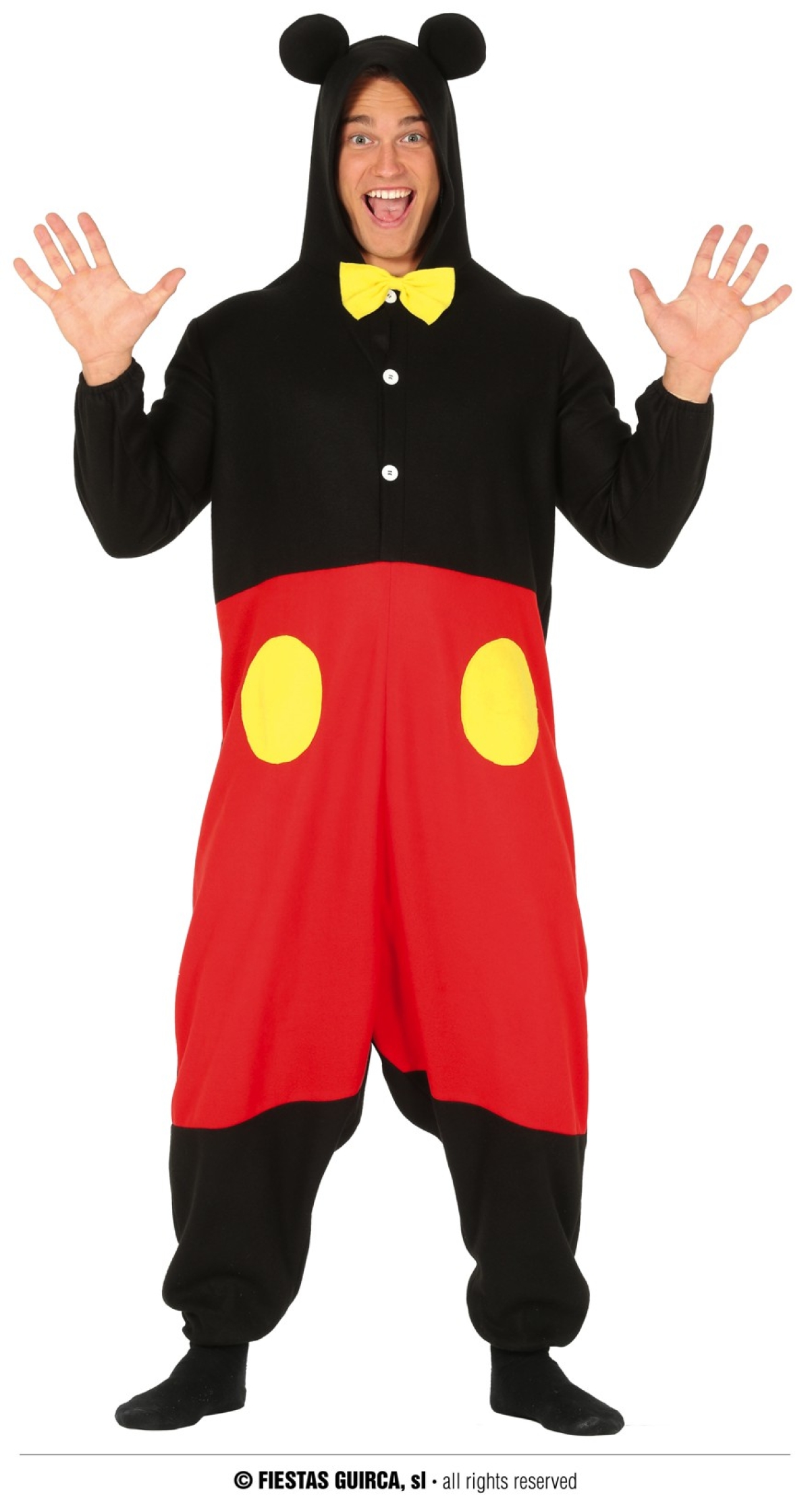 Mickey Mouse Kigurumimi Onesie - Adult Size Medium (48-50)