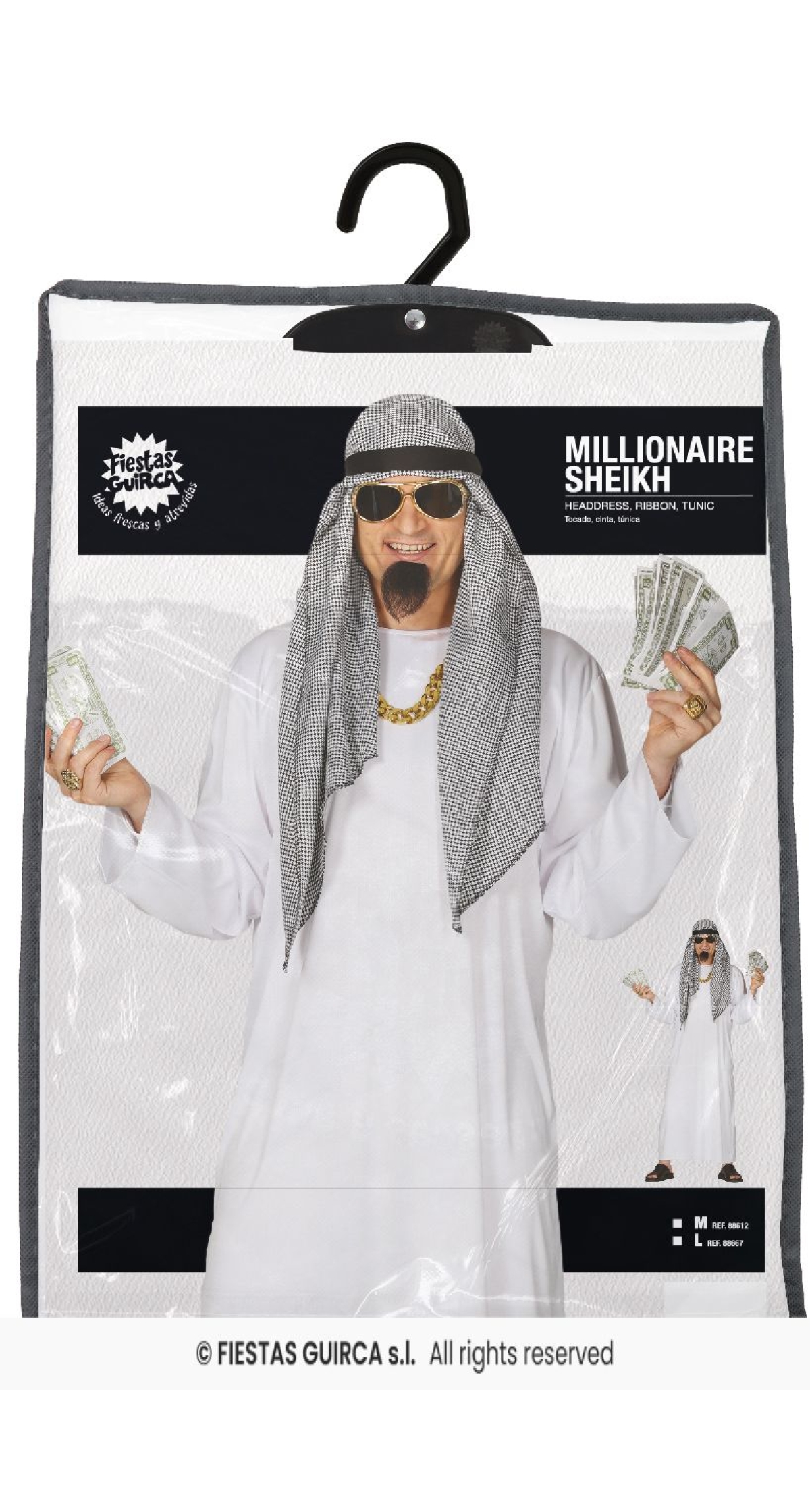 Arabian Sheik - Adult Size XXL (56-58) - Image 3