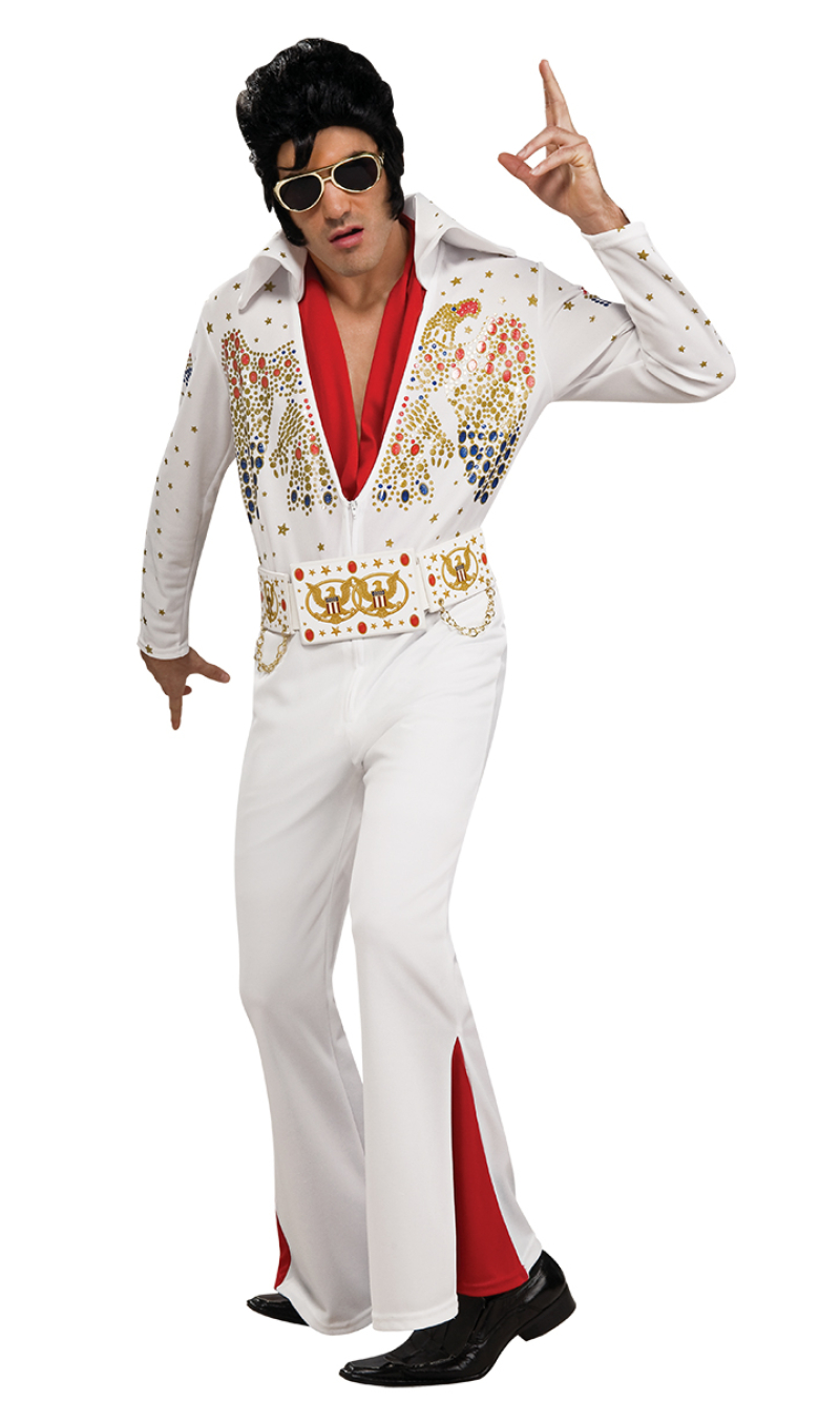Official Licensed Elvis Deluxe Costume - Adult Size Extra Large