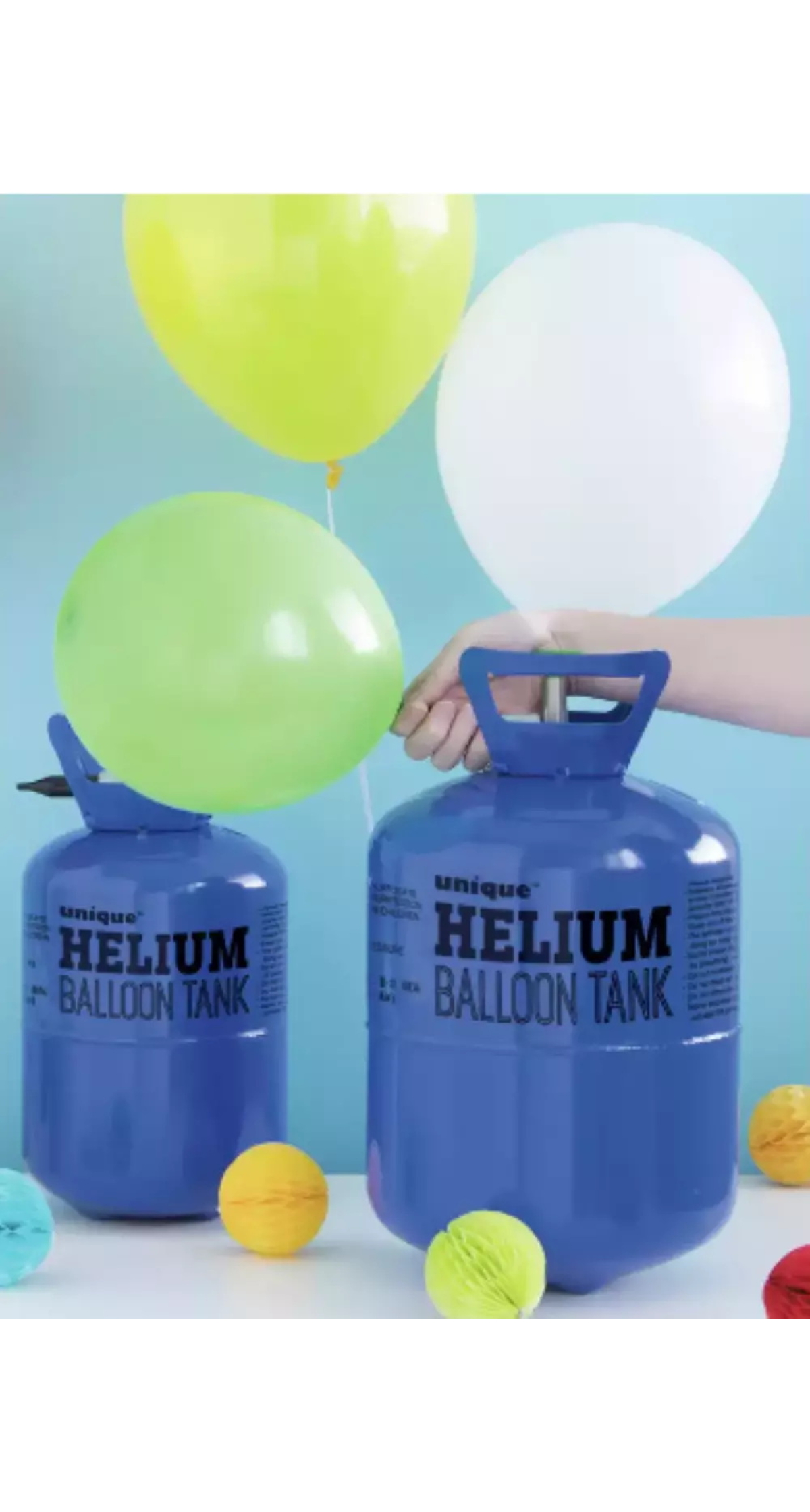 Helium Cylinder Inflates Approx 50 x 9'' Latex Balloons - Image 4