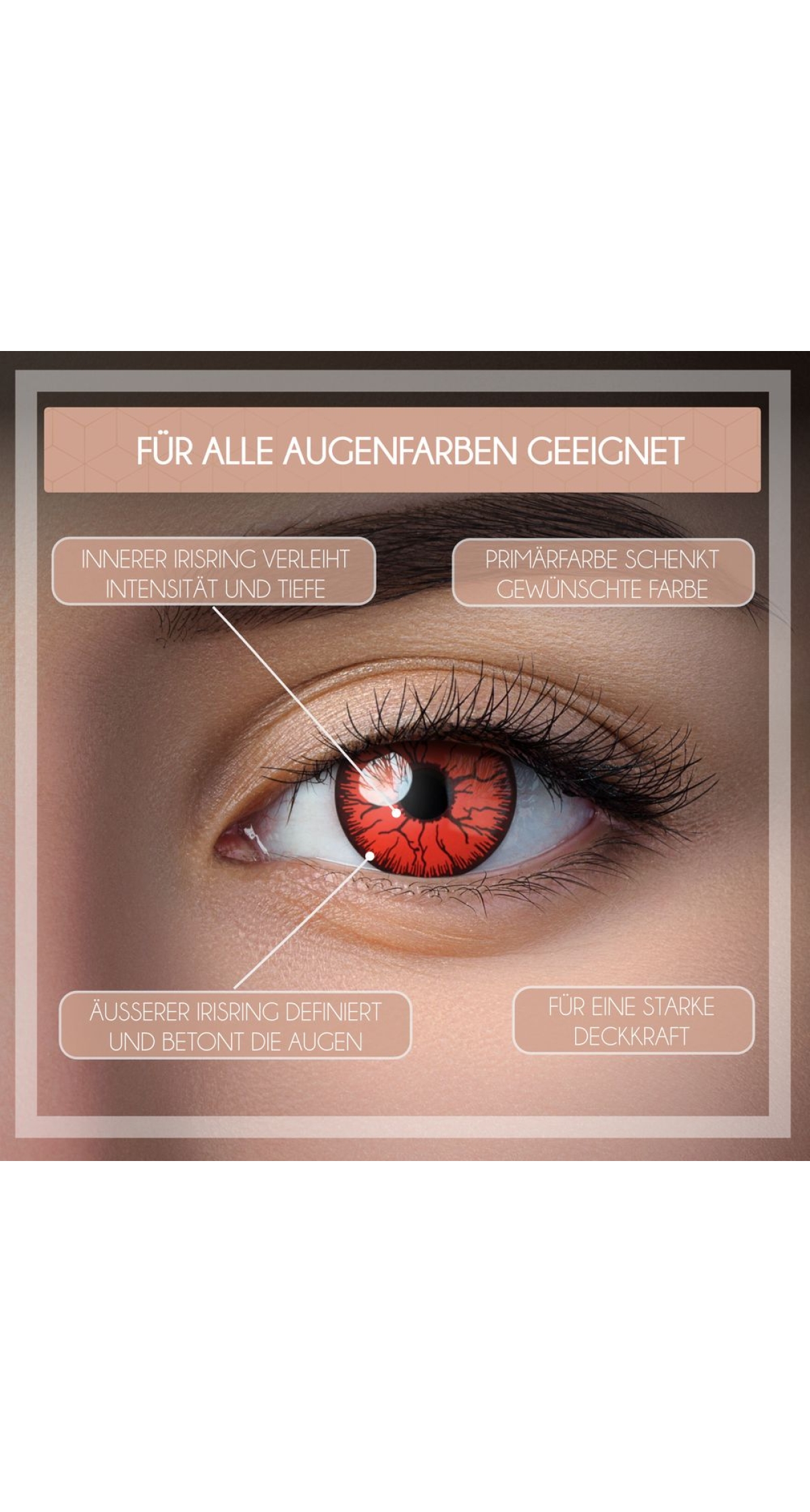 Contact Lenses Blood Veins (1 Pair) - 1 Day Use - Image 5