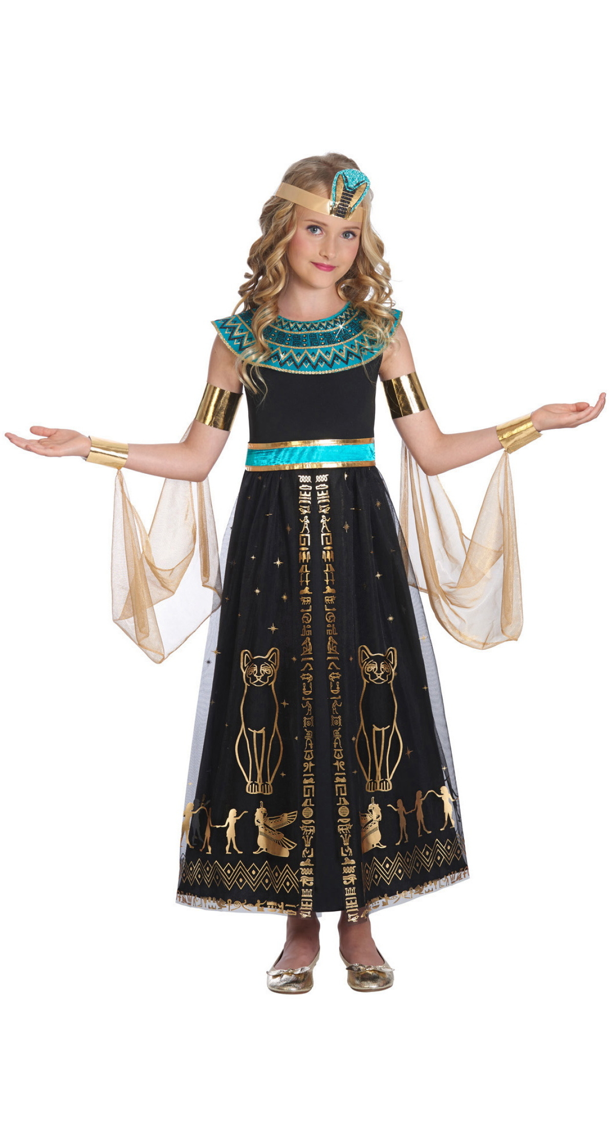 Dazzling Cleopatra Girl Costume - Age 4 to 6 Years