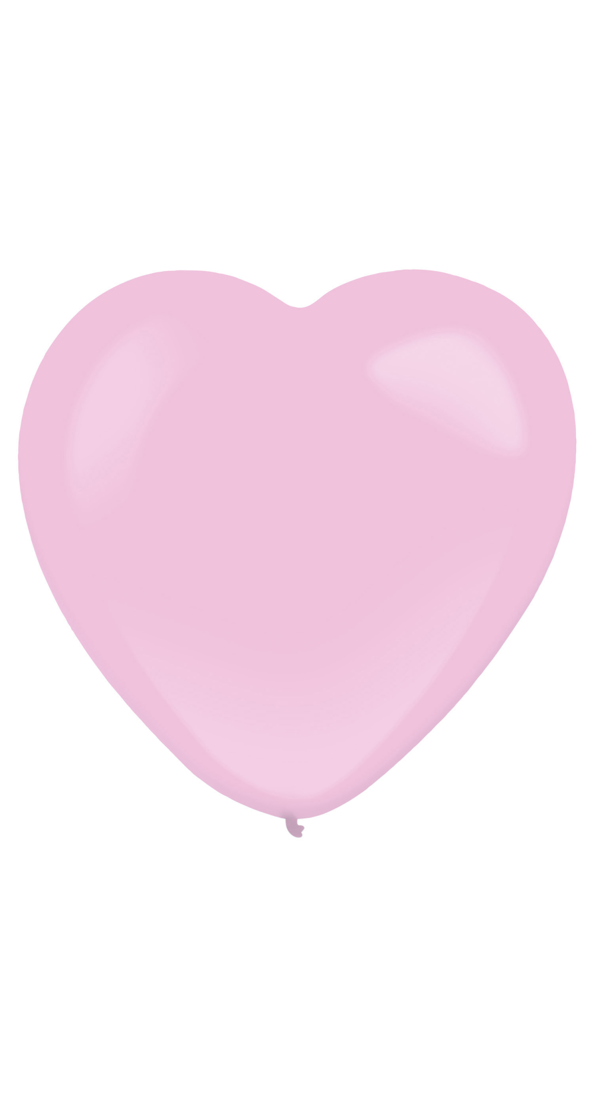 Everts Heart Latex Balloon Pink Standard - (12"/30cm) - 1pc
