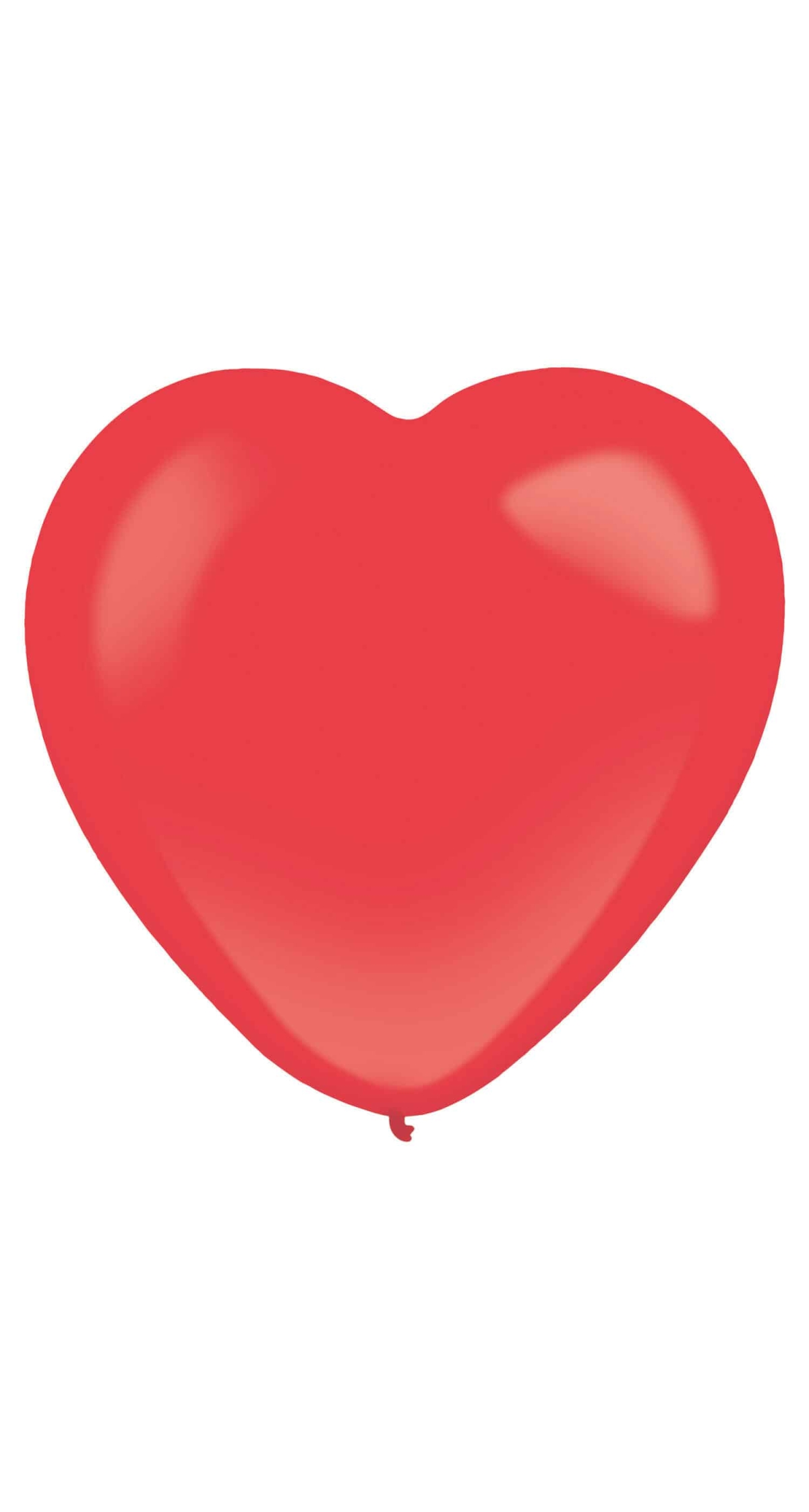 Everts Heart Latex Balloon Apple Red Standard - (12"/30cm) - 1pc