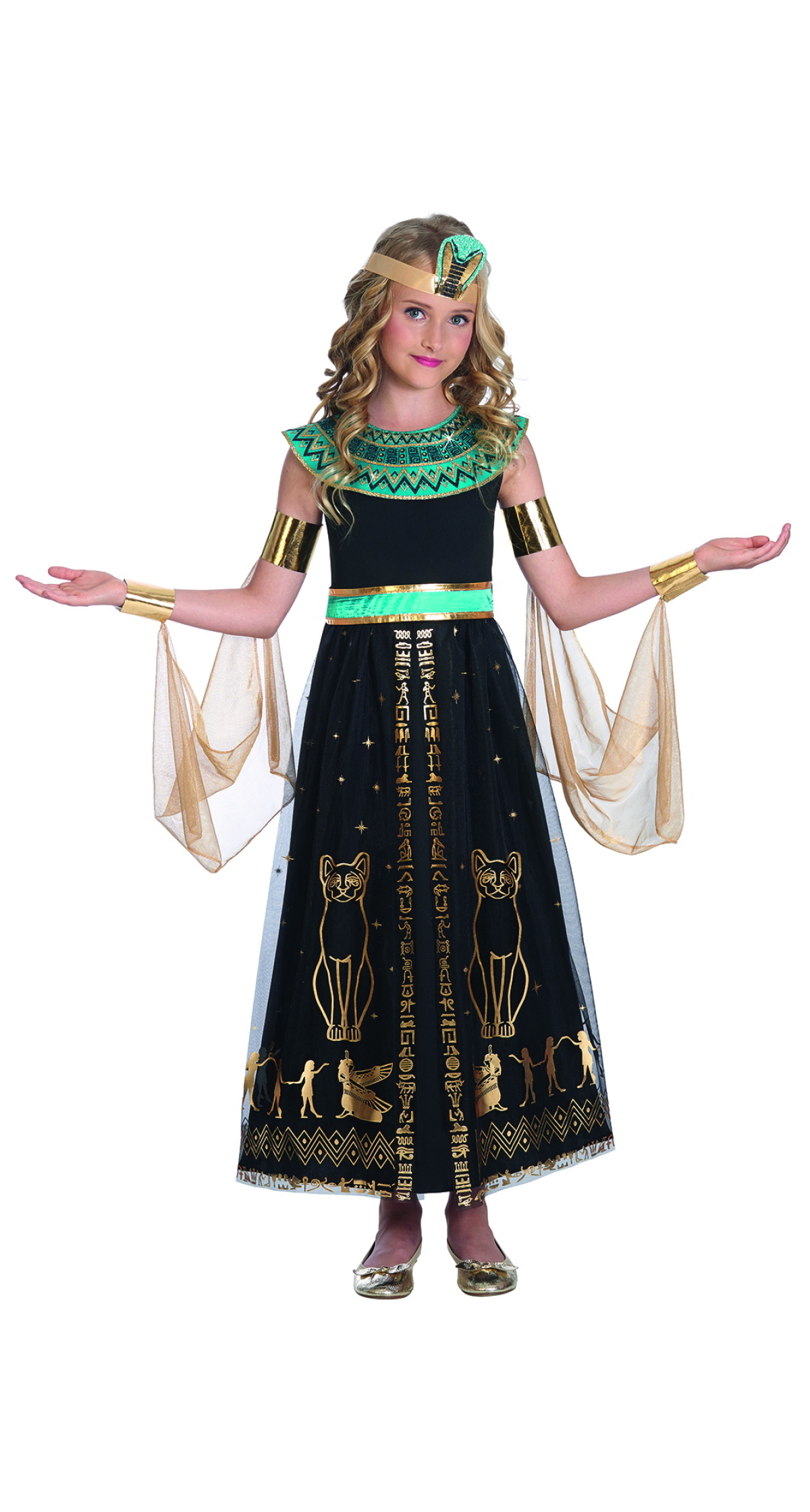 Dazzling Cleopatra Girl Costume - Age 12 to 14 Years