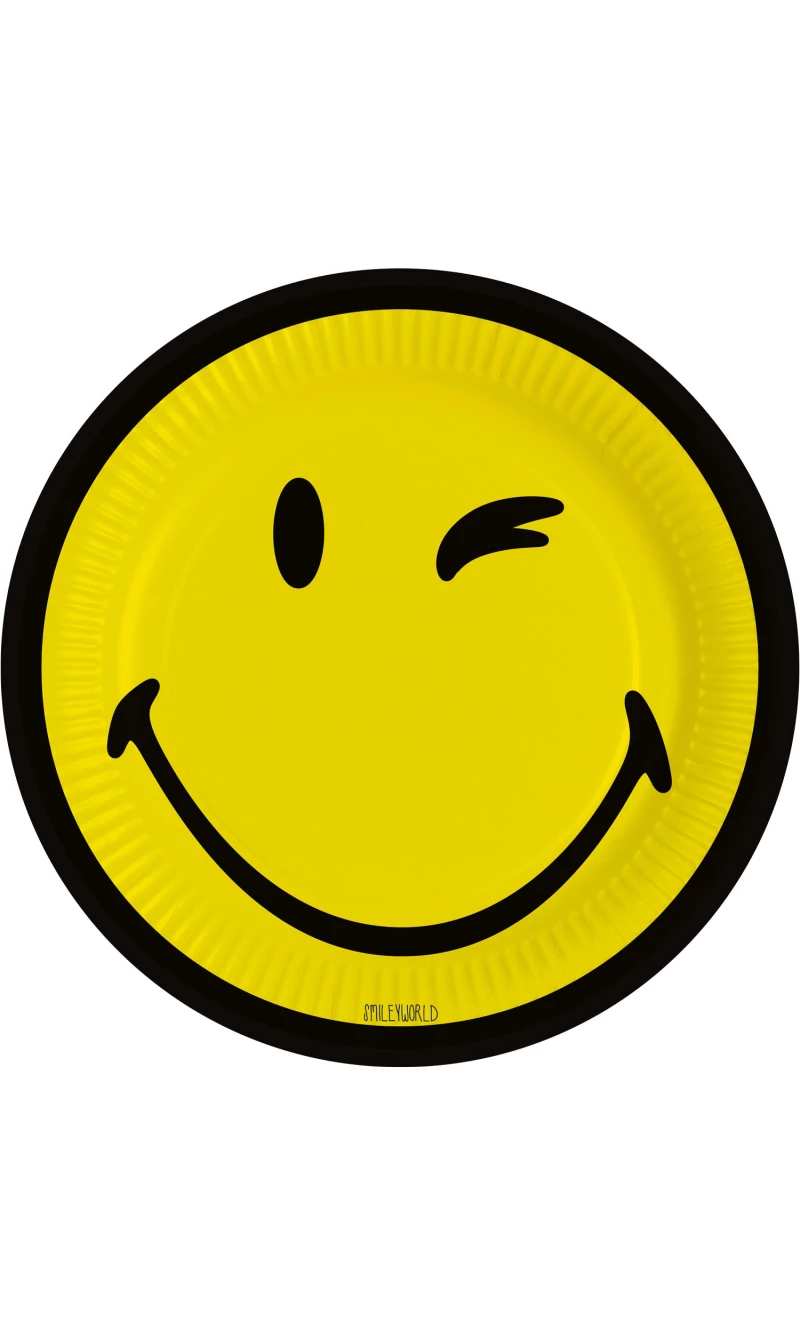Emoji Smileyworld Paper Plates 23cm - 8pk