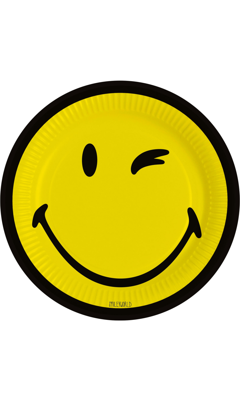 Emoji Smileyworld Paper Plates 23cm - 8pk