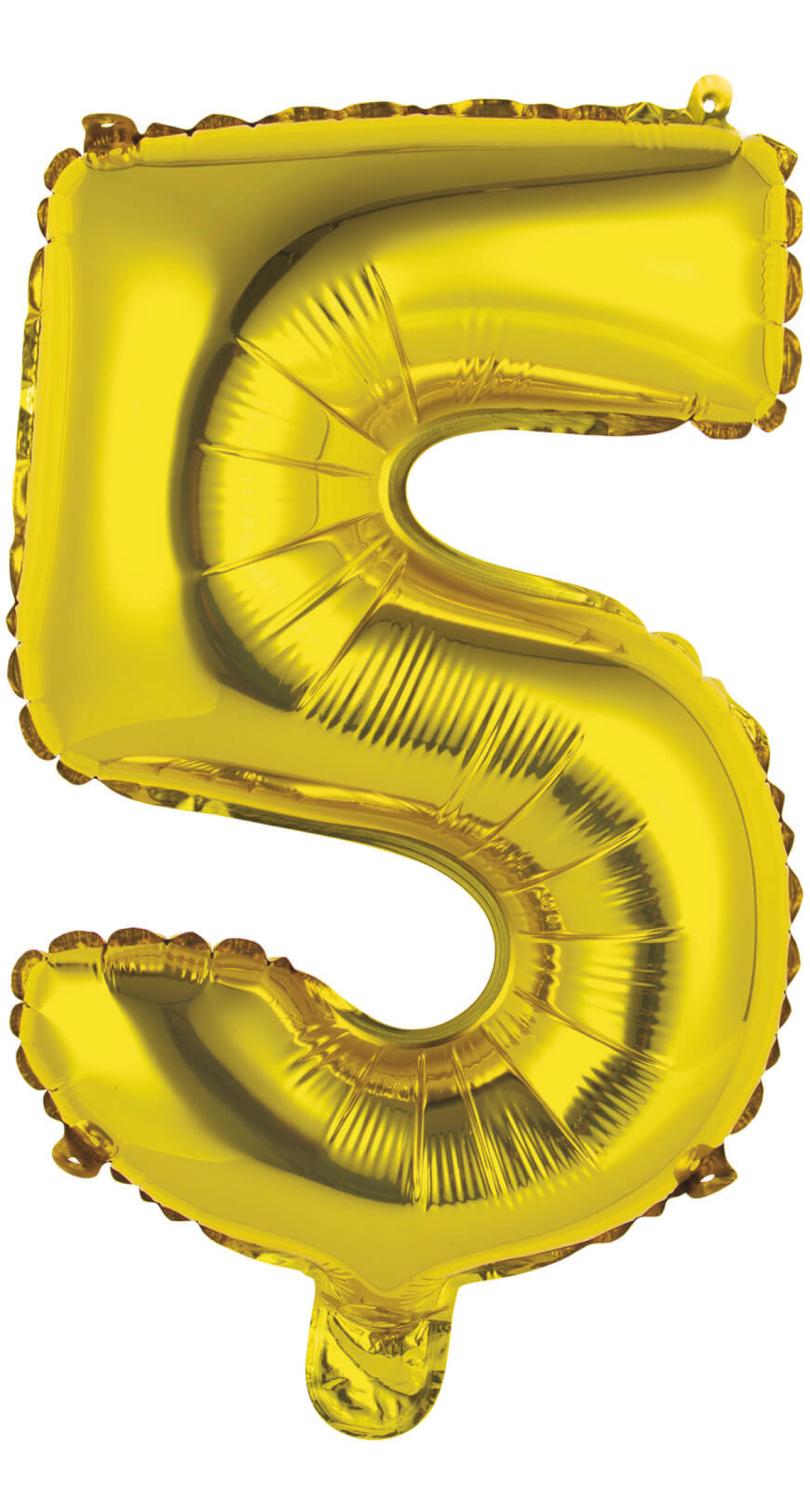 Mini Number 5 Gold Foil Balloon - 35cm