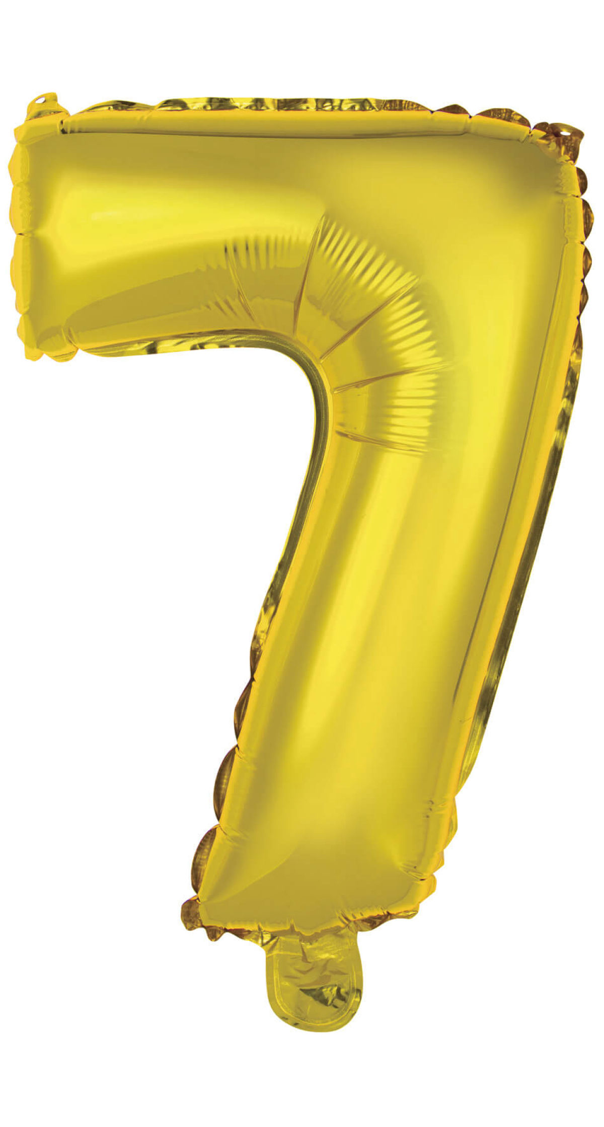 Mini Number 7 Gold Foil Balloon - 35cm