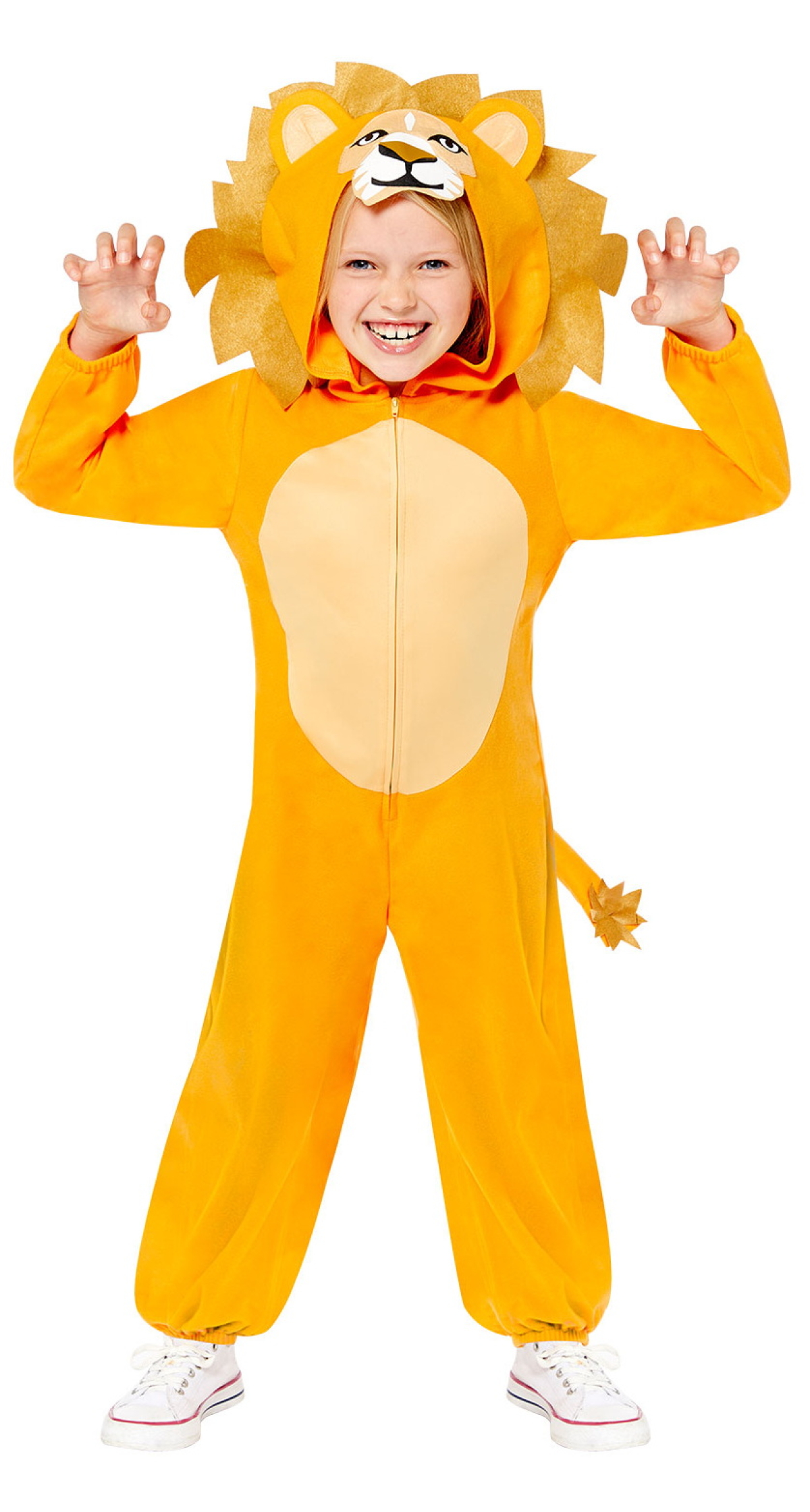Lion Animal Onesie Child Costume - Age 10 to 12 Years
