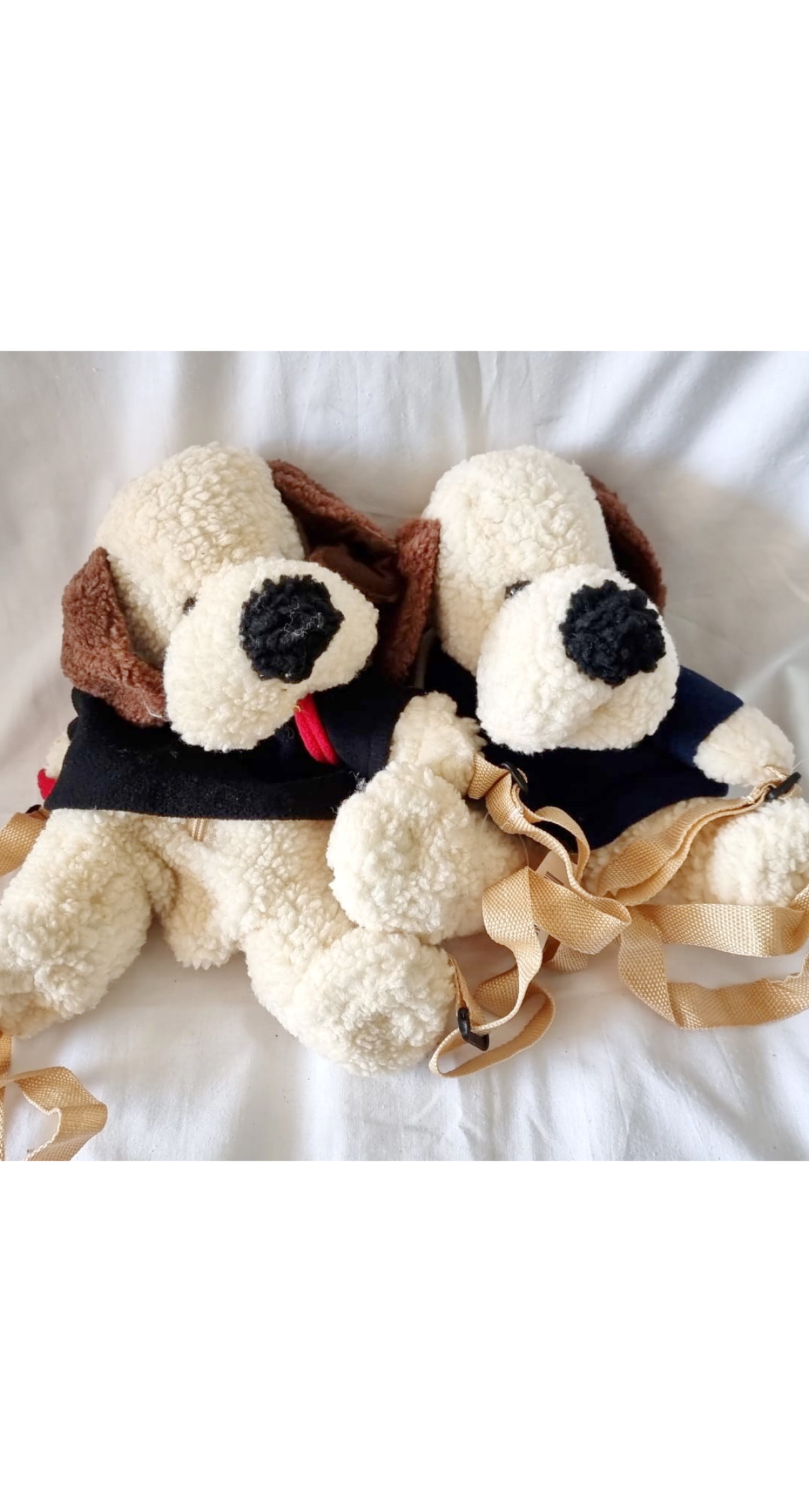 Soft Plush Animal Teddy Bear / Dog Backpack (Assorted) - 30x18cm