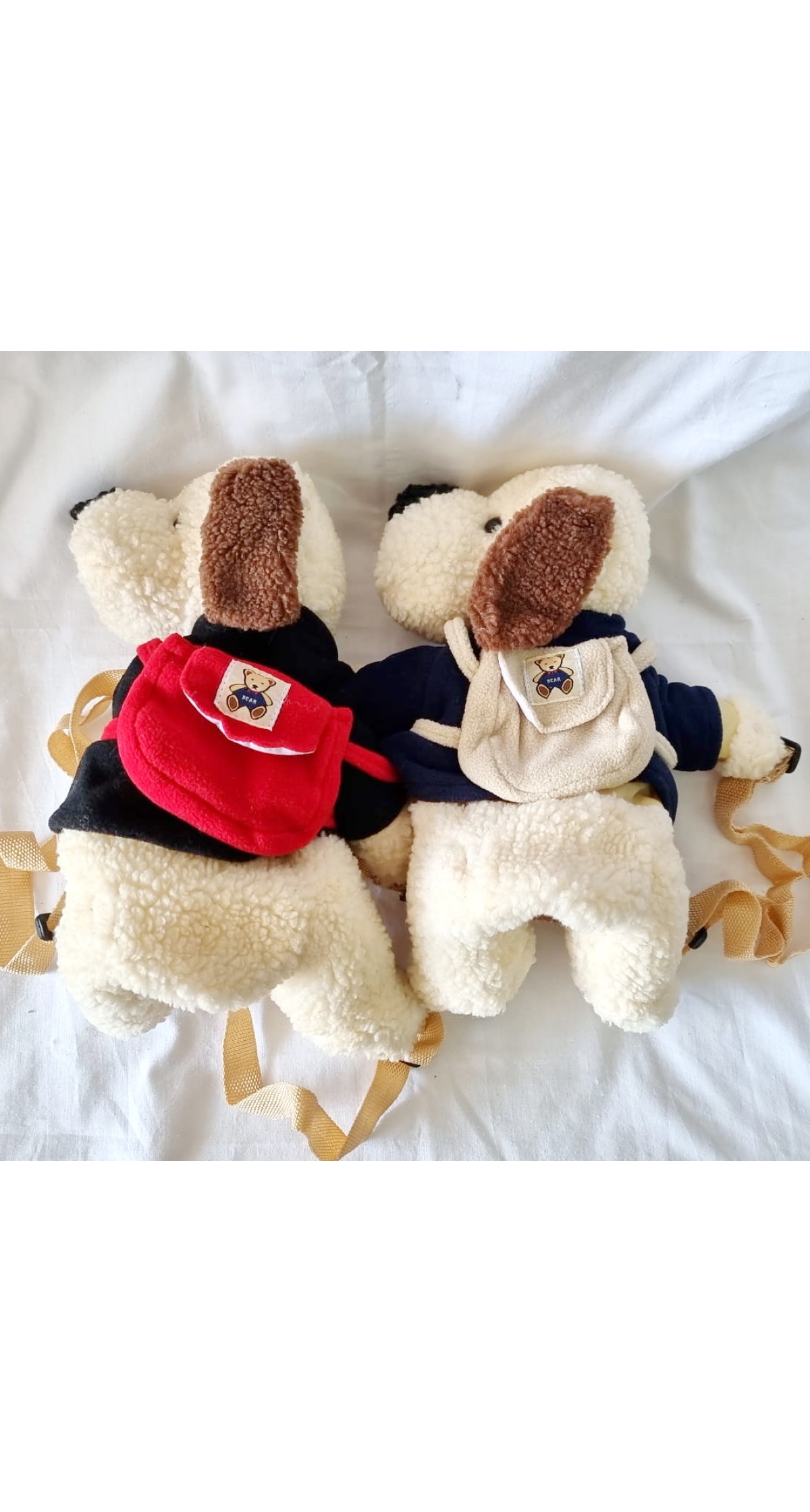Soft Plush Animal Teddy Bear / Dog Backpack (Assorted) - 30x18cm - Image 2