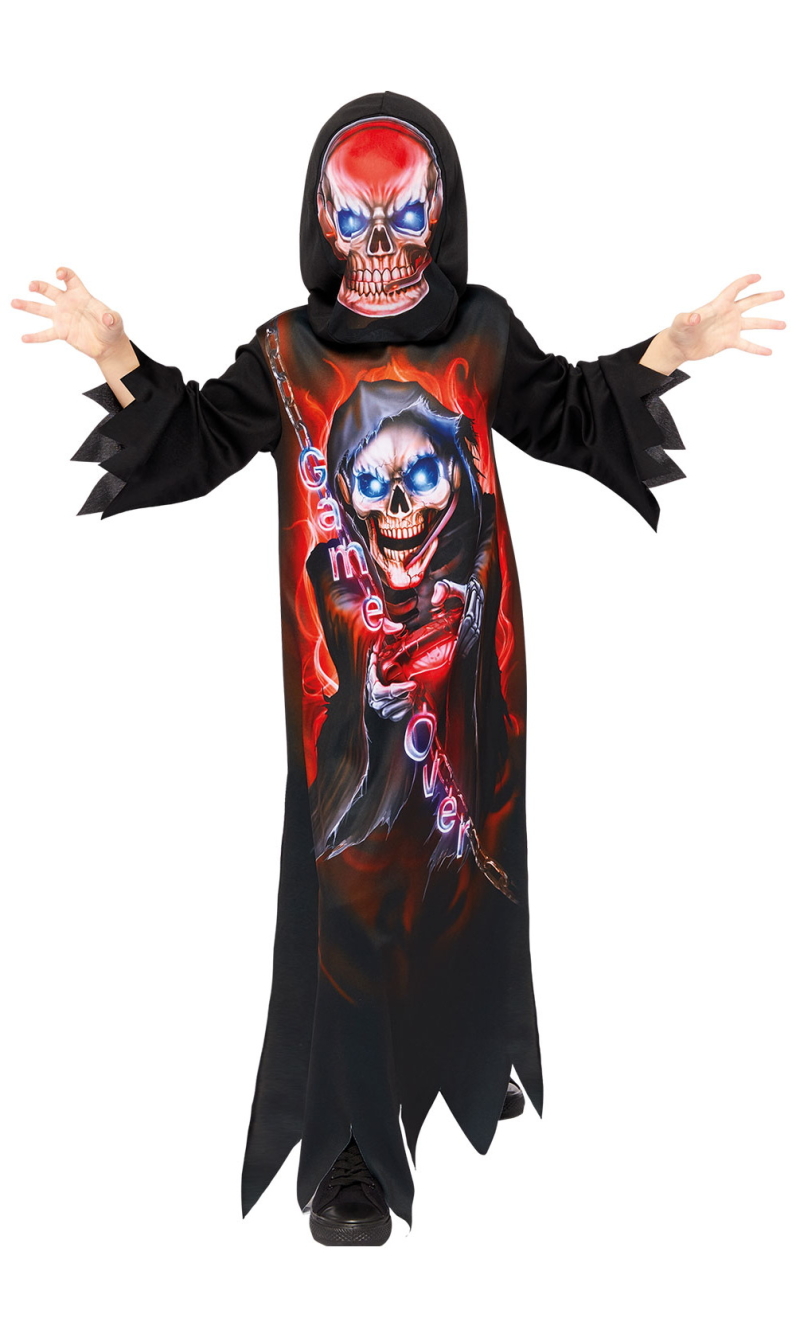 Gaming Reaper Child Costume - Age 6 to 8 Years