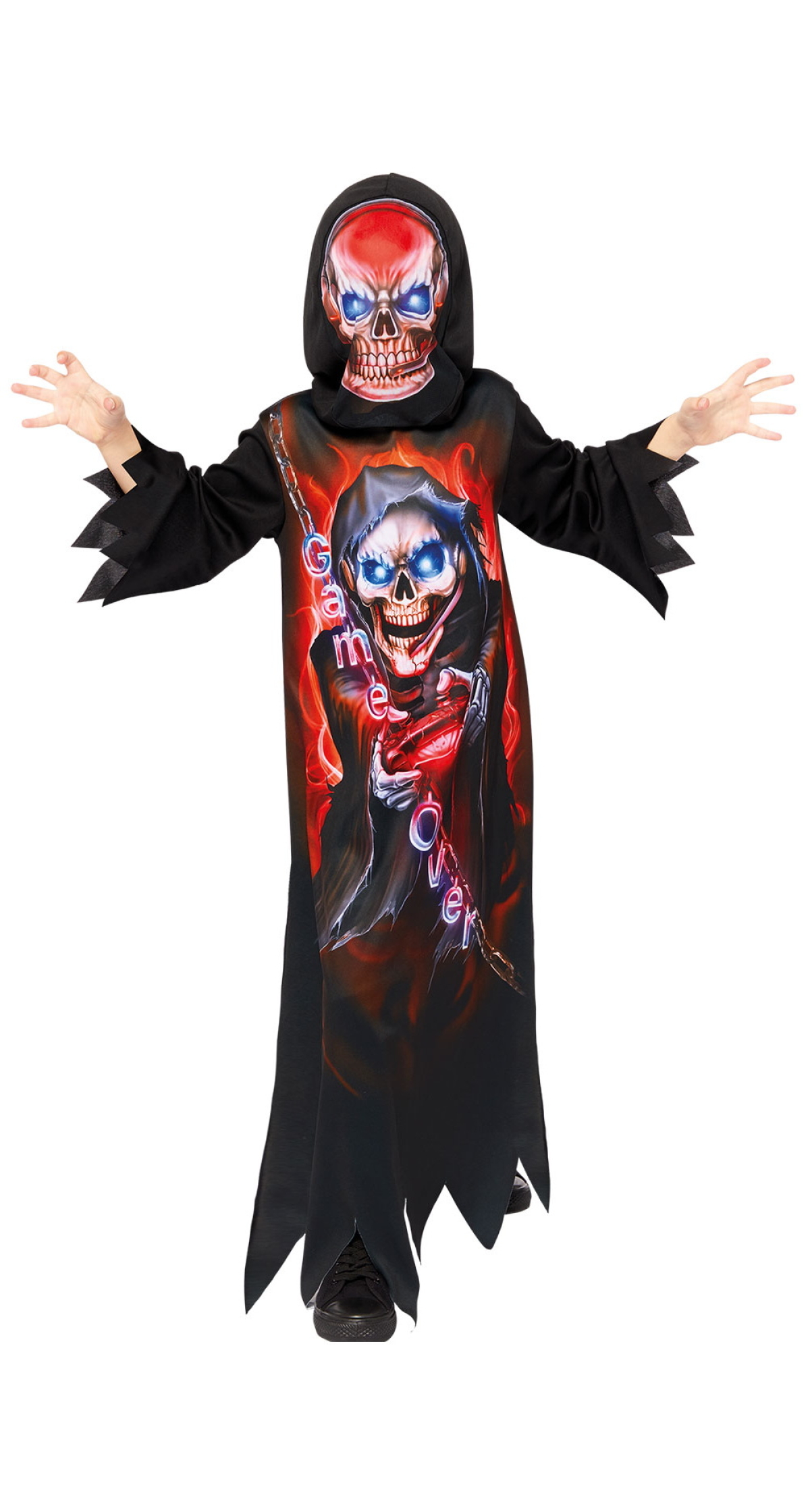 Gaming Reaper Child Costume - Age 10 to 12 Years