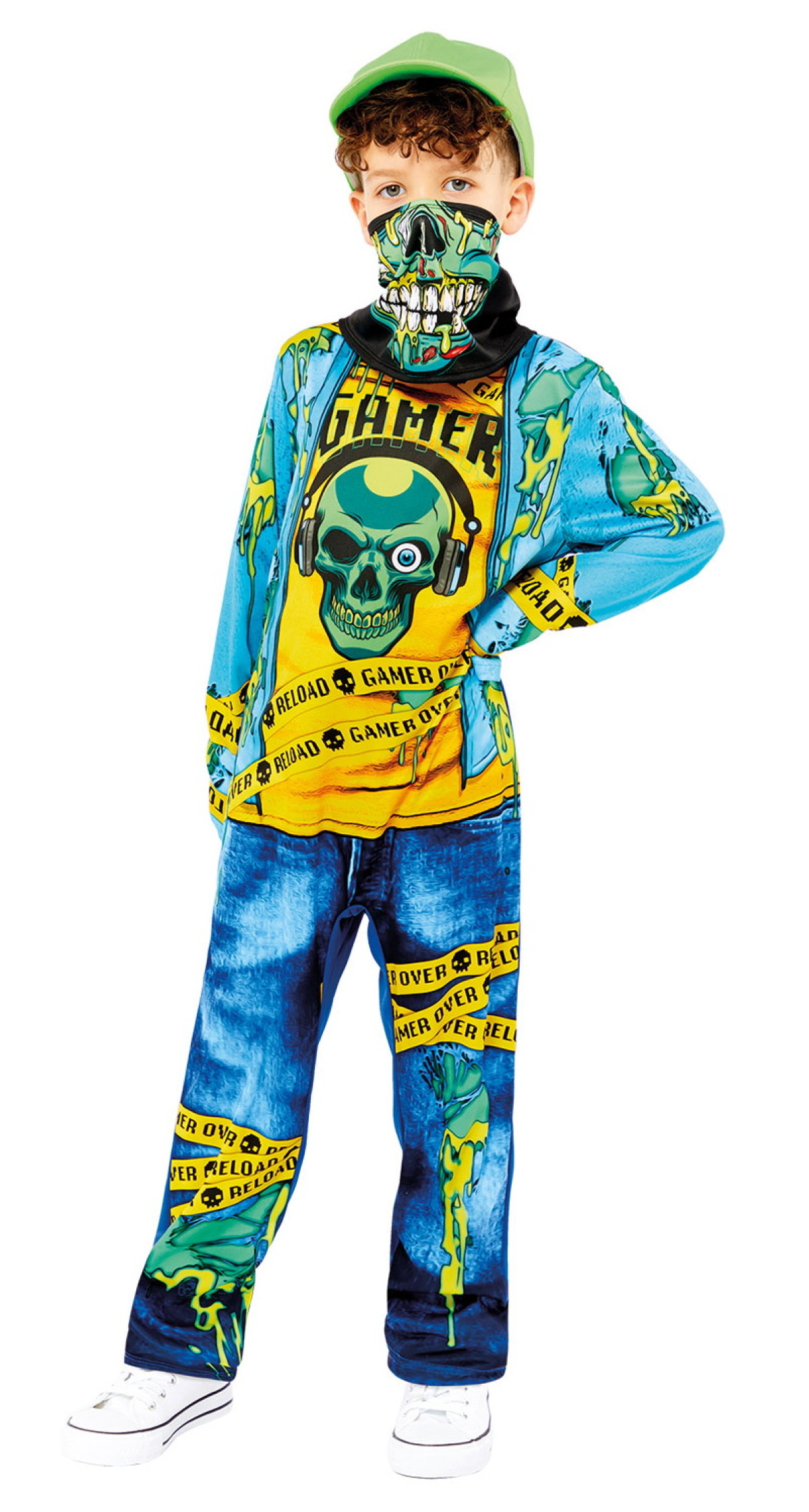 Gaming Zombie Child Costume - Age 10 to 12 Years