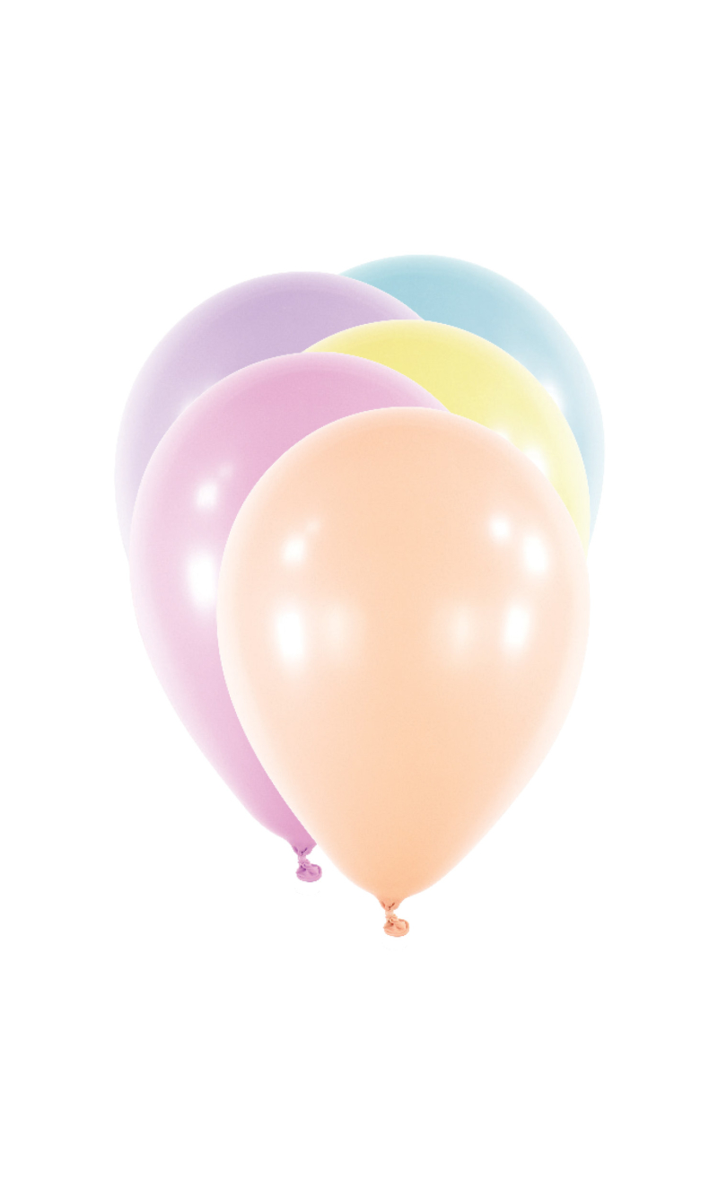 Latex Balloons Decorator Macaron Assorted 27.5cm / 11 Inch - 50pk