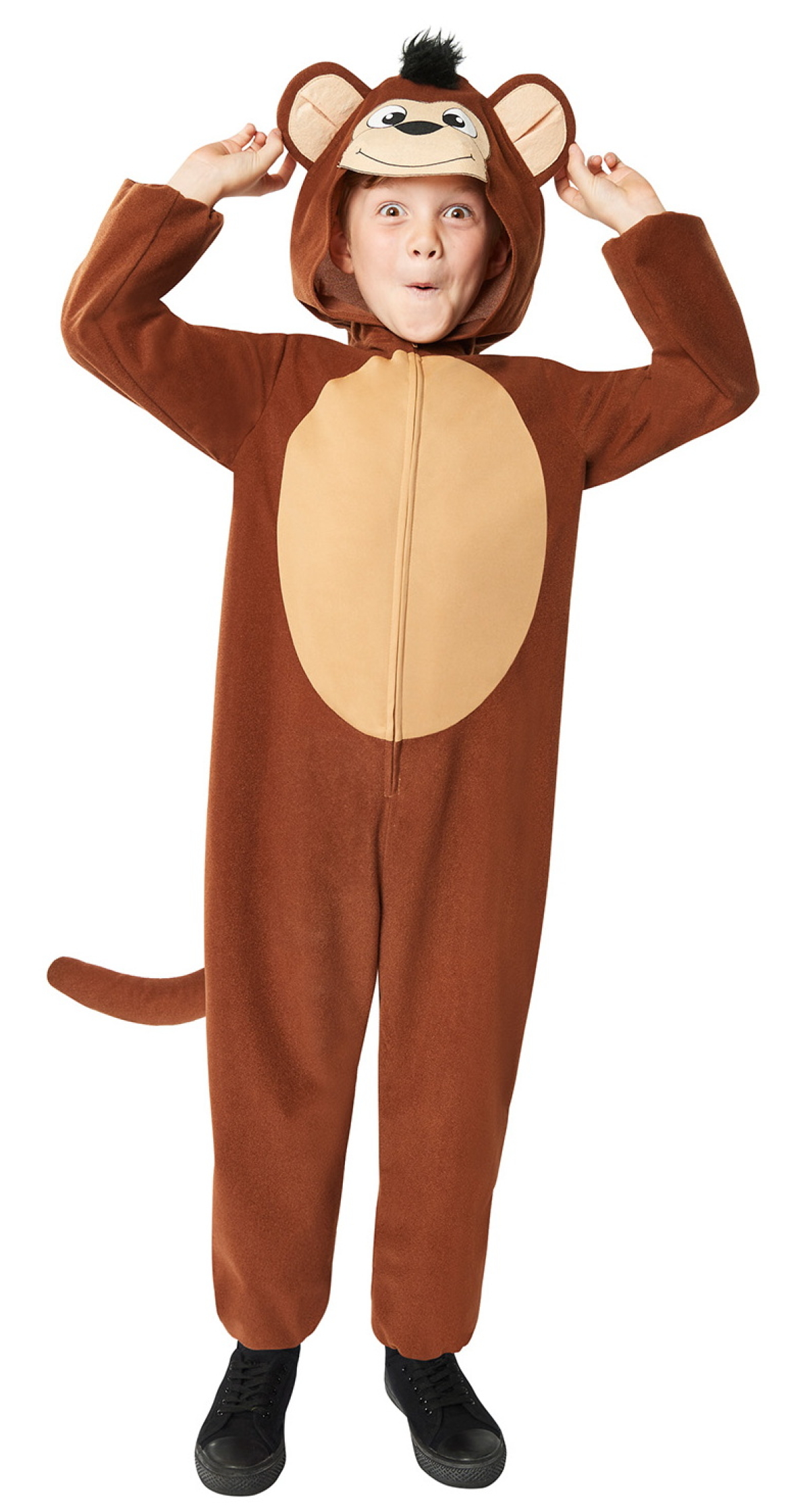 Monkey Onesie Costume - Age 3 to 4 Years