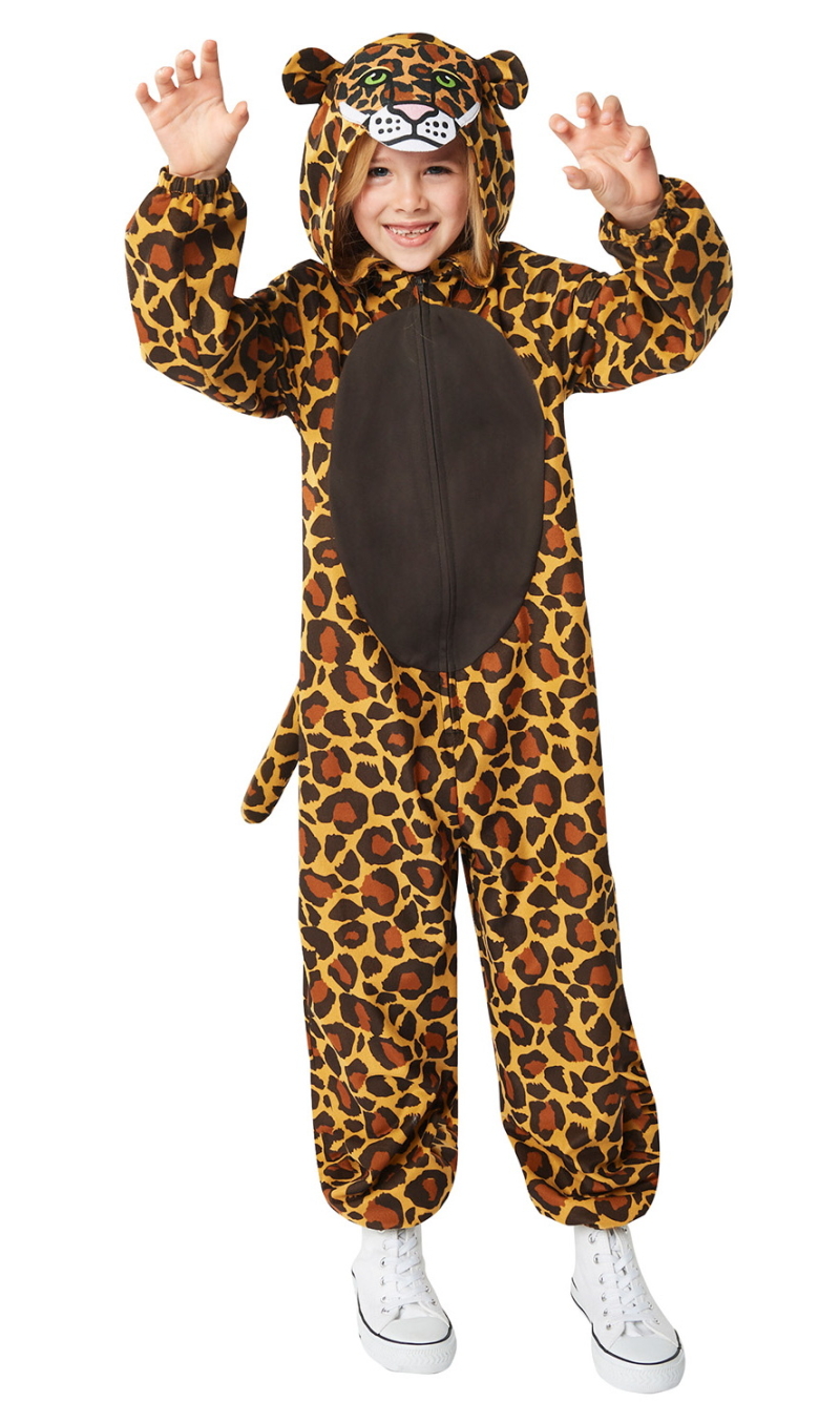Leopard Onesie Costume - Age 3 to 4 Years