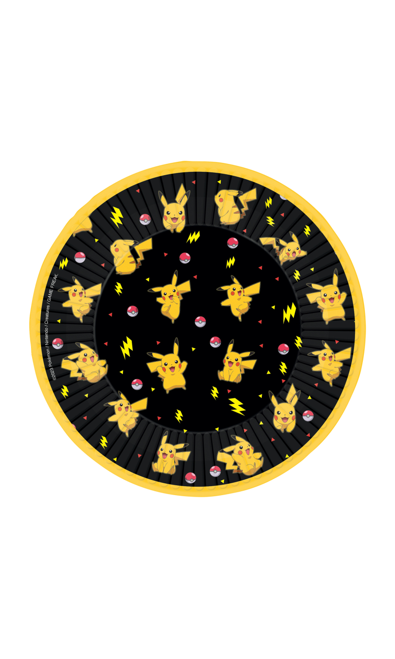 Pokemon Pikachu Paper Plates 18cm - 8pk