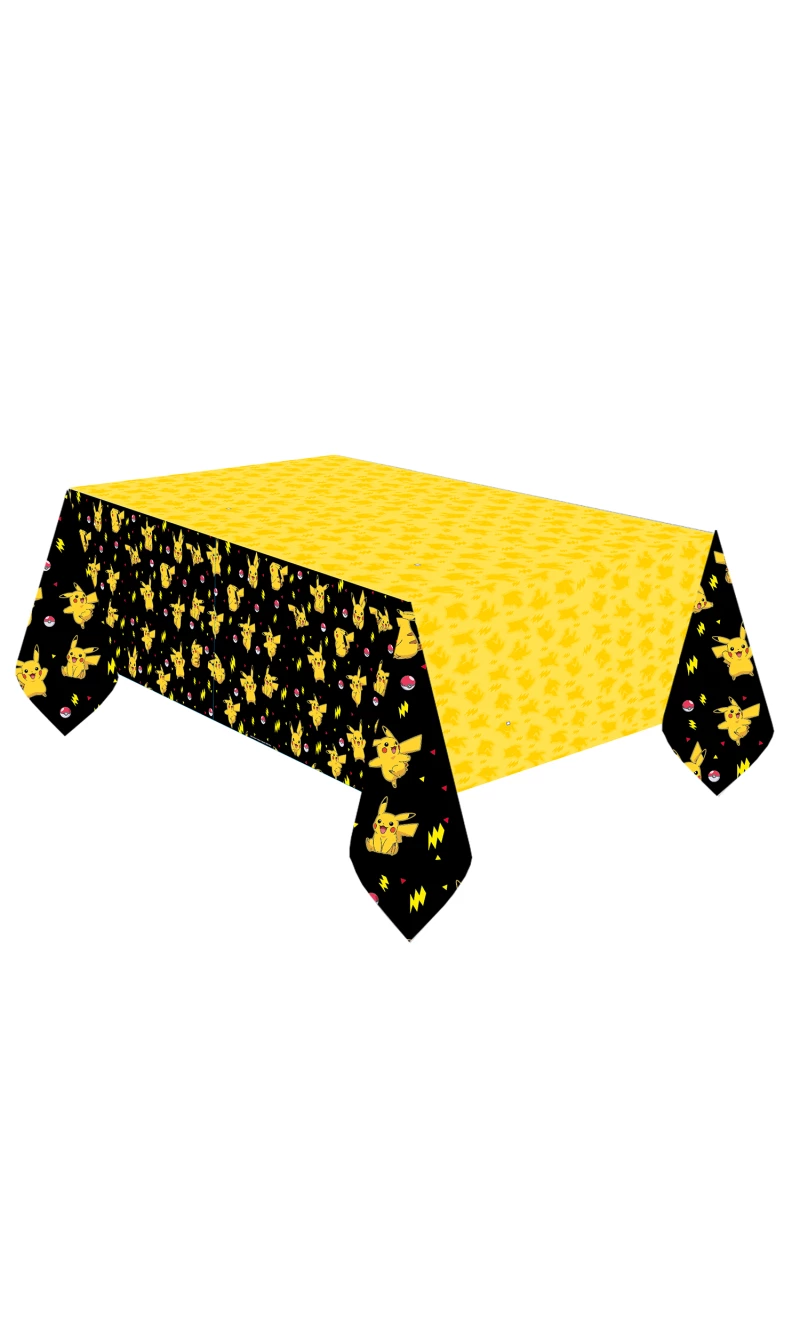 Pokemon Pikachu Paper Tablecover - 120x180cm