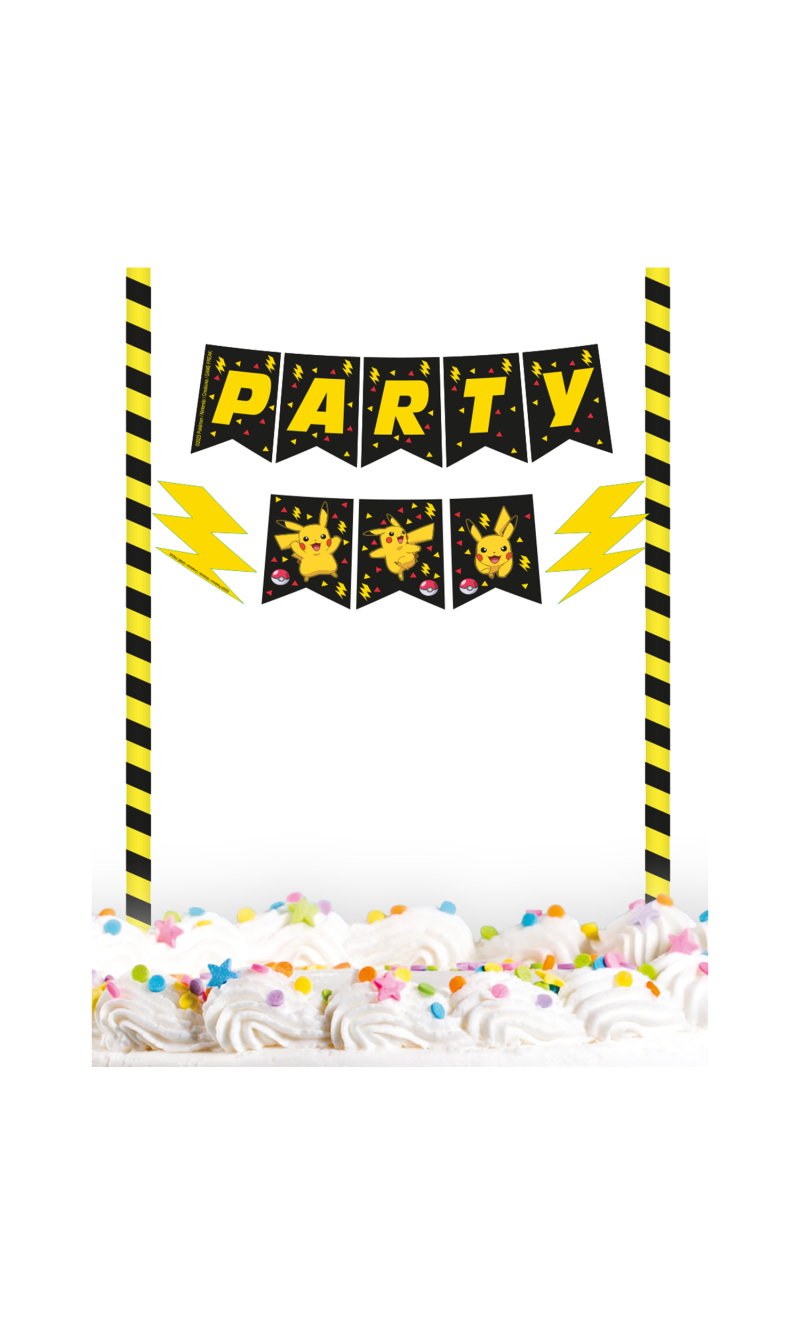 Pokemon Pikachu Cake Topper Decorations 19x25cm
