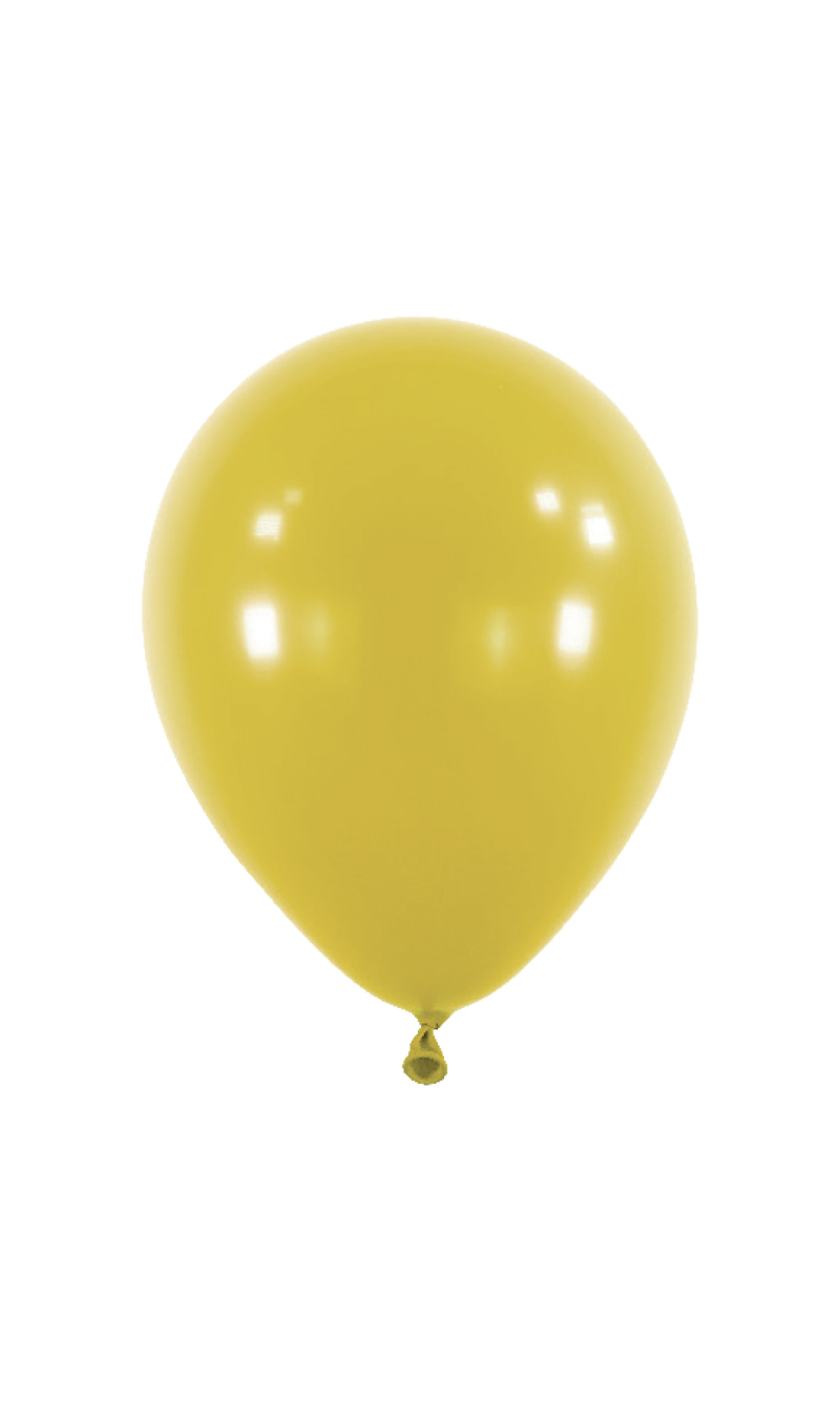 Everts Latex Balloon Mustard Fashion â€“ (11â€³/28cm)  - 50pcs