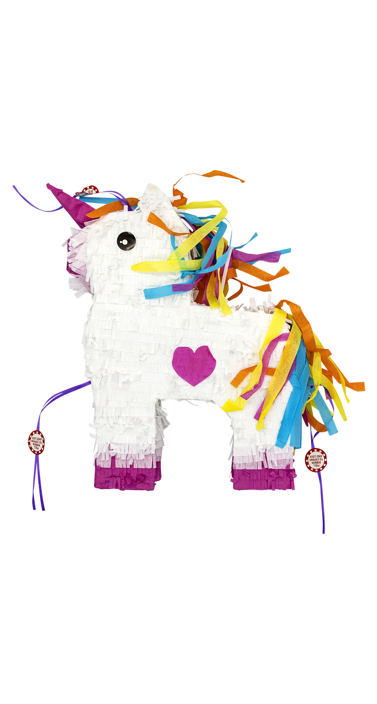 Expandable Pinata Unicorn - 40cm x 29cm