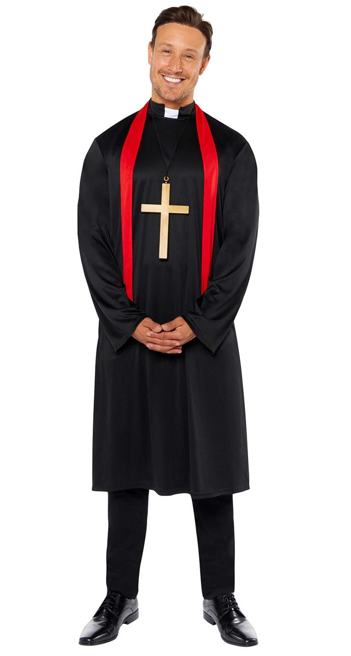 Priest Vicar Costume - Adult Size Large