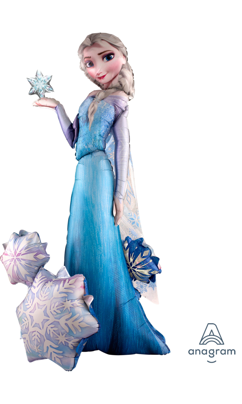Elsa the Snow Queen Airwalkers Foil Balloon - 88 x 144cm