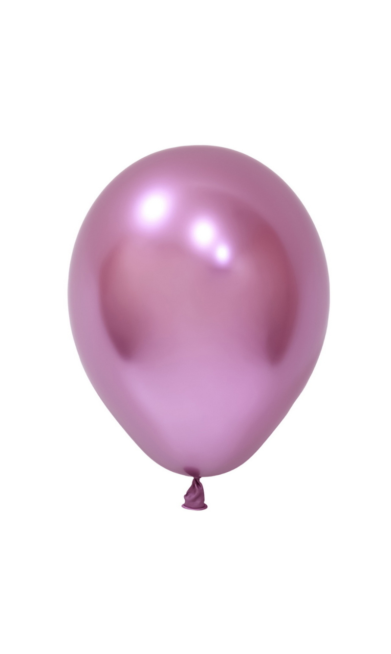 Balonevi Chrome Pink Latex Balloon 5 Inch - 100pcs