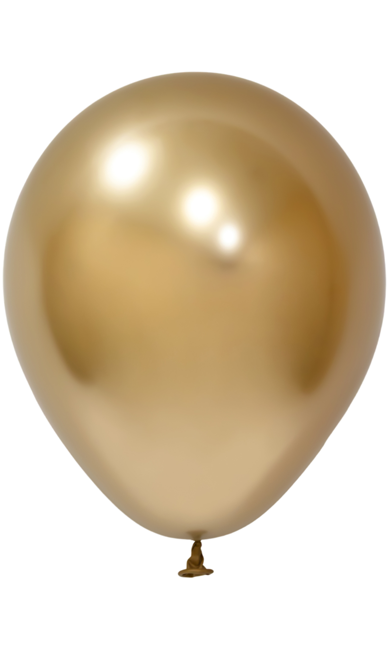Balonevi Chrome Gold Latex Balloon 12 Inch - 1pc