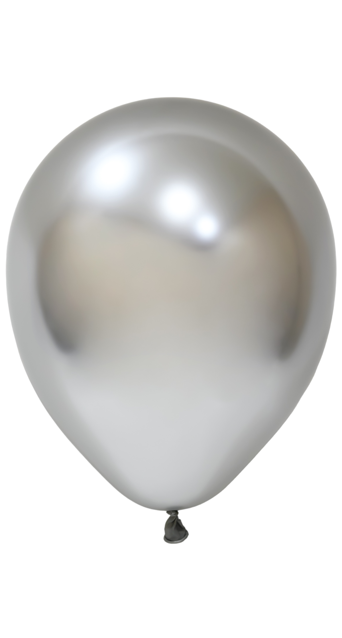 Balonevi Chrome Silver Latex Balloon 12 Inch - 50pcs