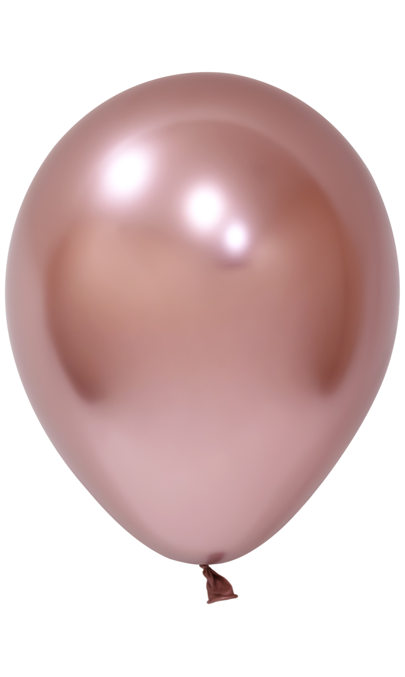 Balonevi Chrome Rose Gold Latex Balloon 12 Inch - 1pc