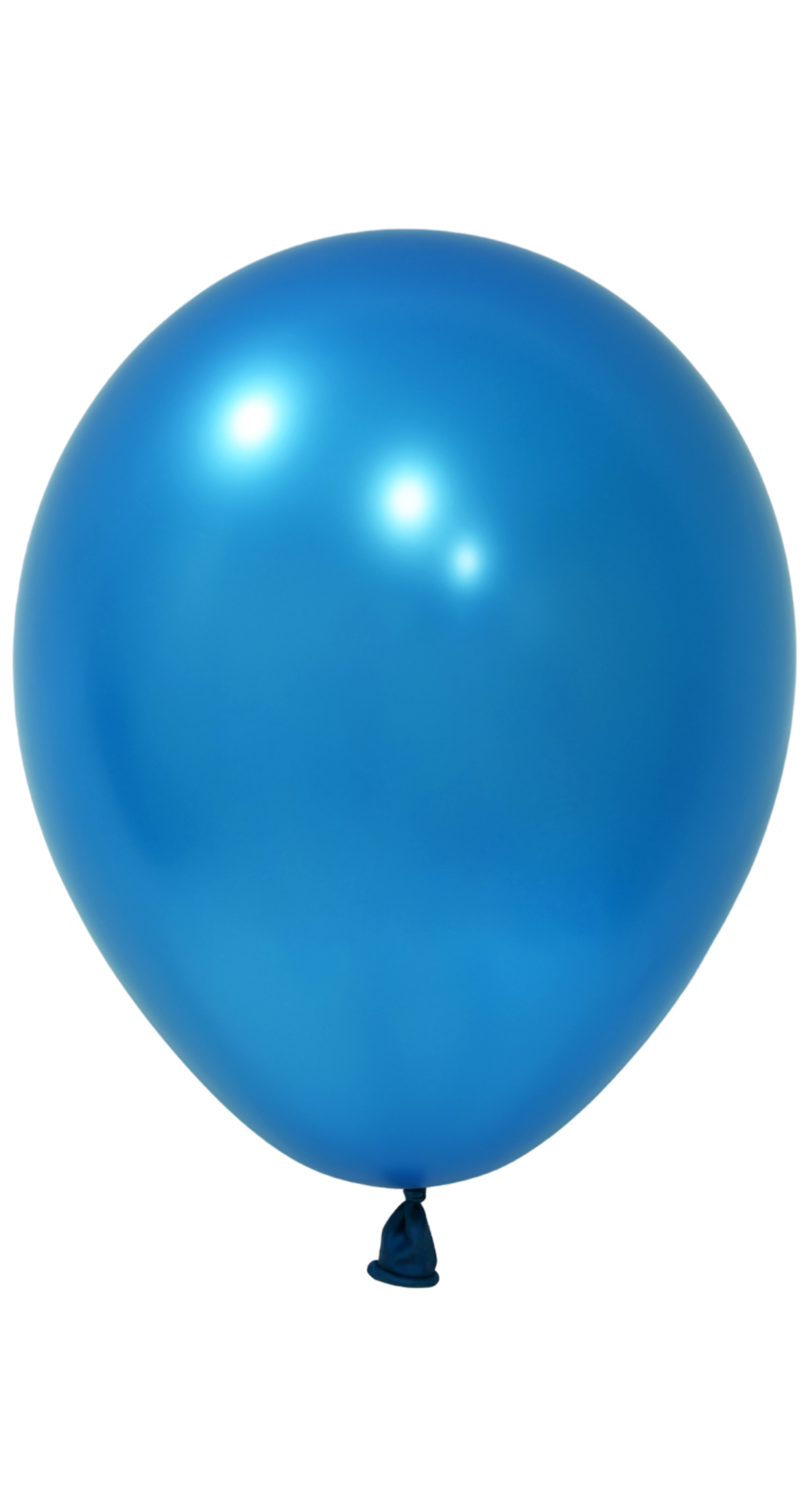 Balonevi Metallic Blue Latex Balloon 12 Inch - 100pcs