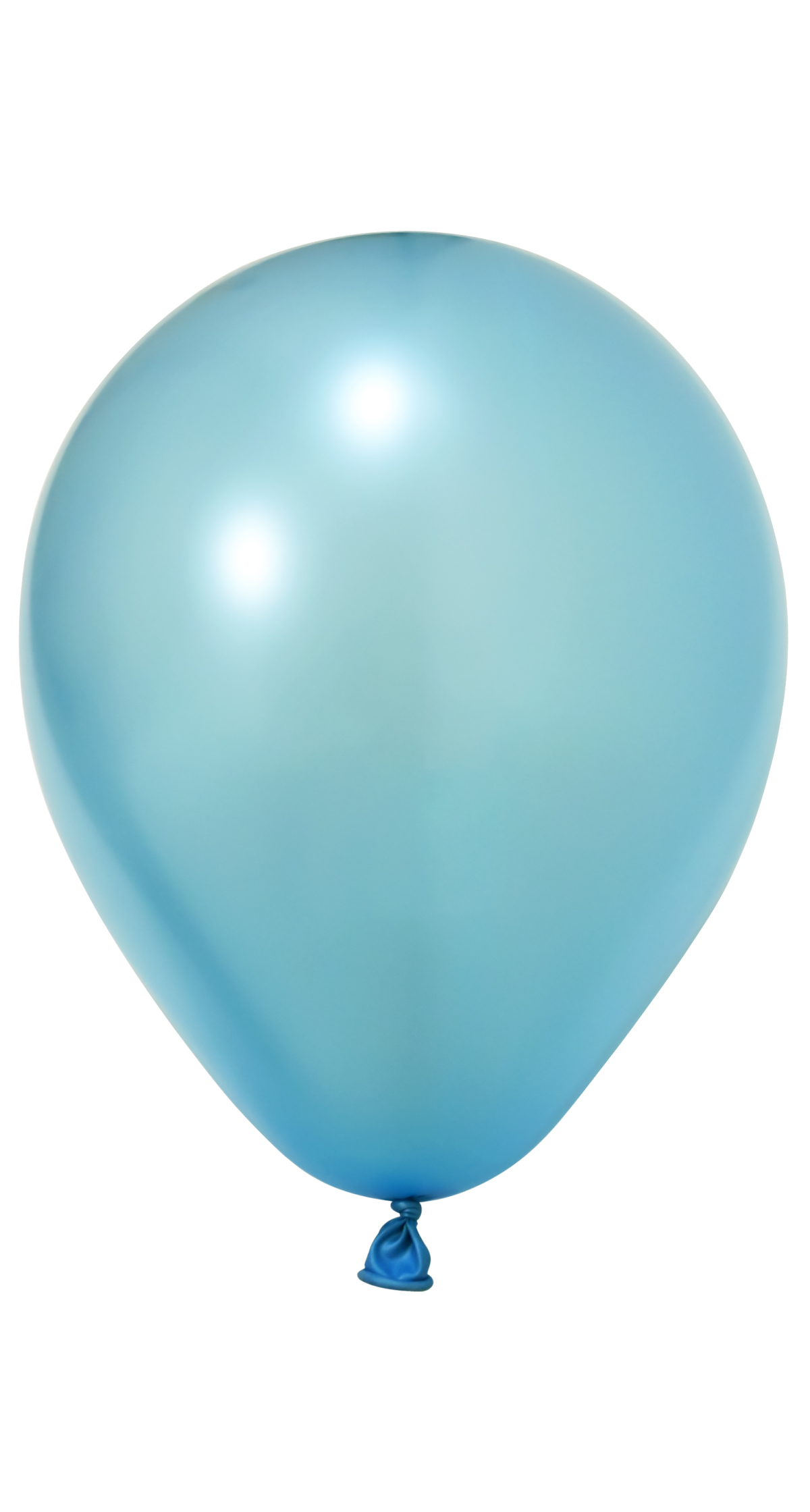 Balonevi Metallic Light Blue Latex Balloon 12 Inch - 100pcs