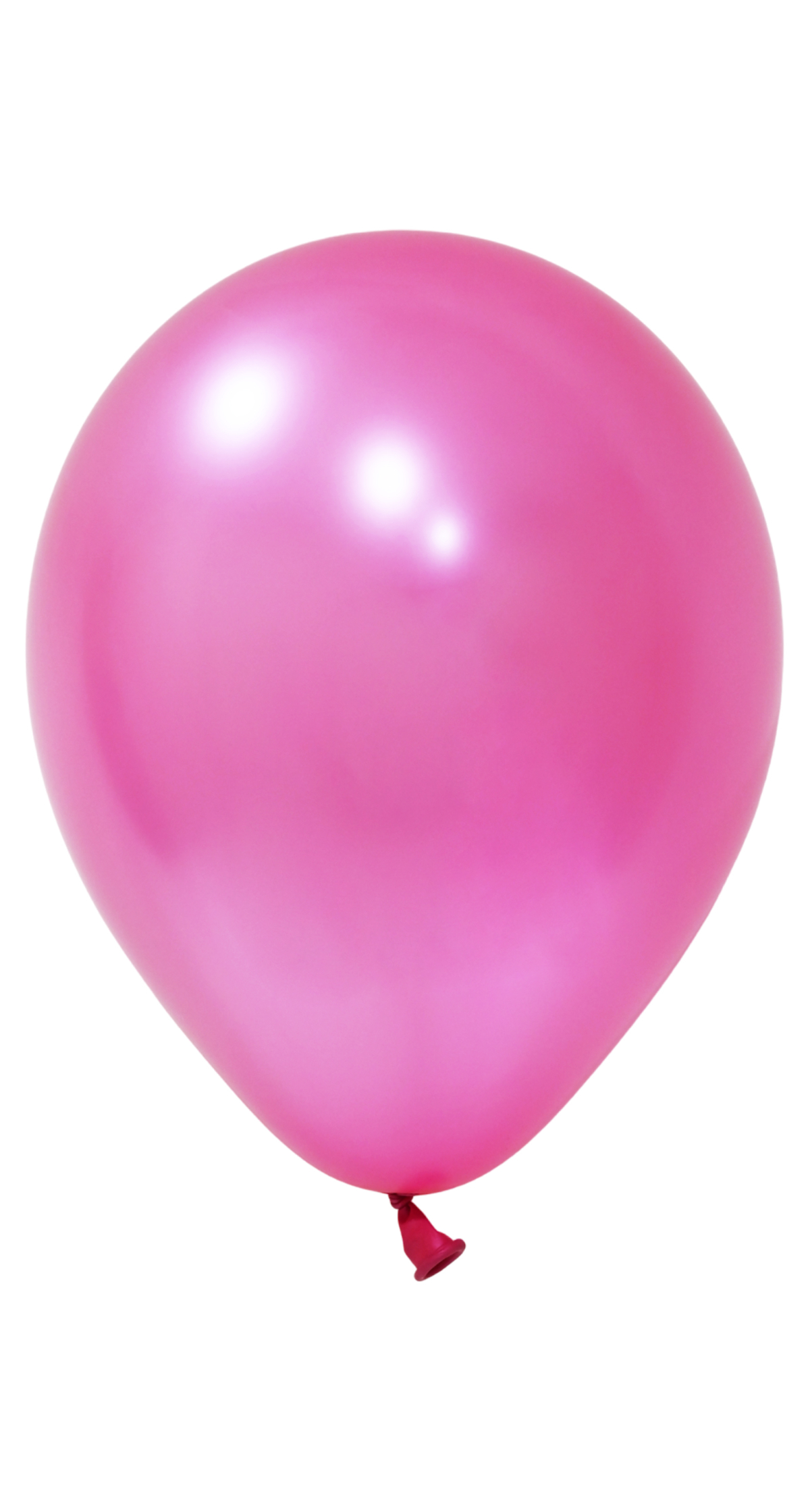 Balonevi Metallic Fuchsia Latex Balloon 12 Inch - 100pcs