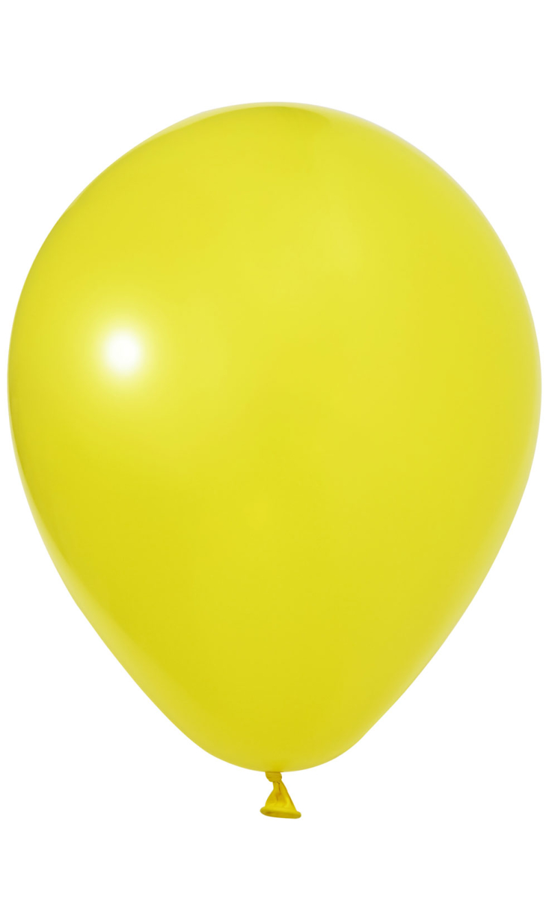 Balonevi Pastel Yellow Latex Balloon 12 Inch - 100pcs