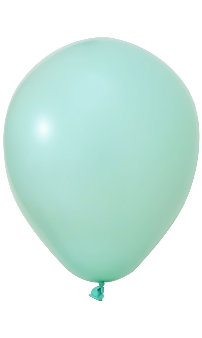 Balonevi Pastel Sea Green Latex Balloon 12 Inch - 100pcs