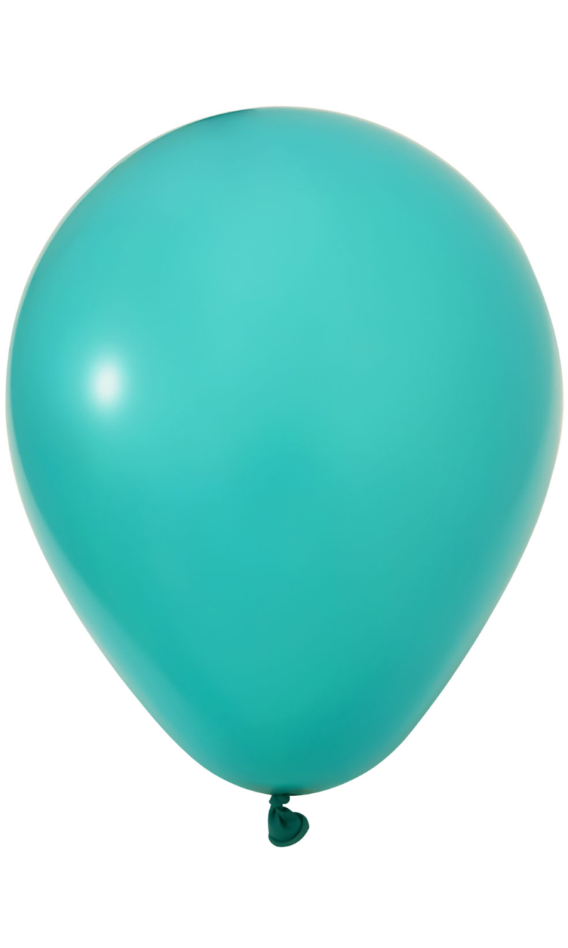 Balonevi Pastel Turquoise Blue Latex Balloon 12 Inch - 100pcs