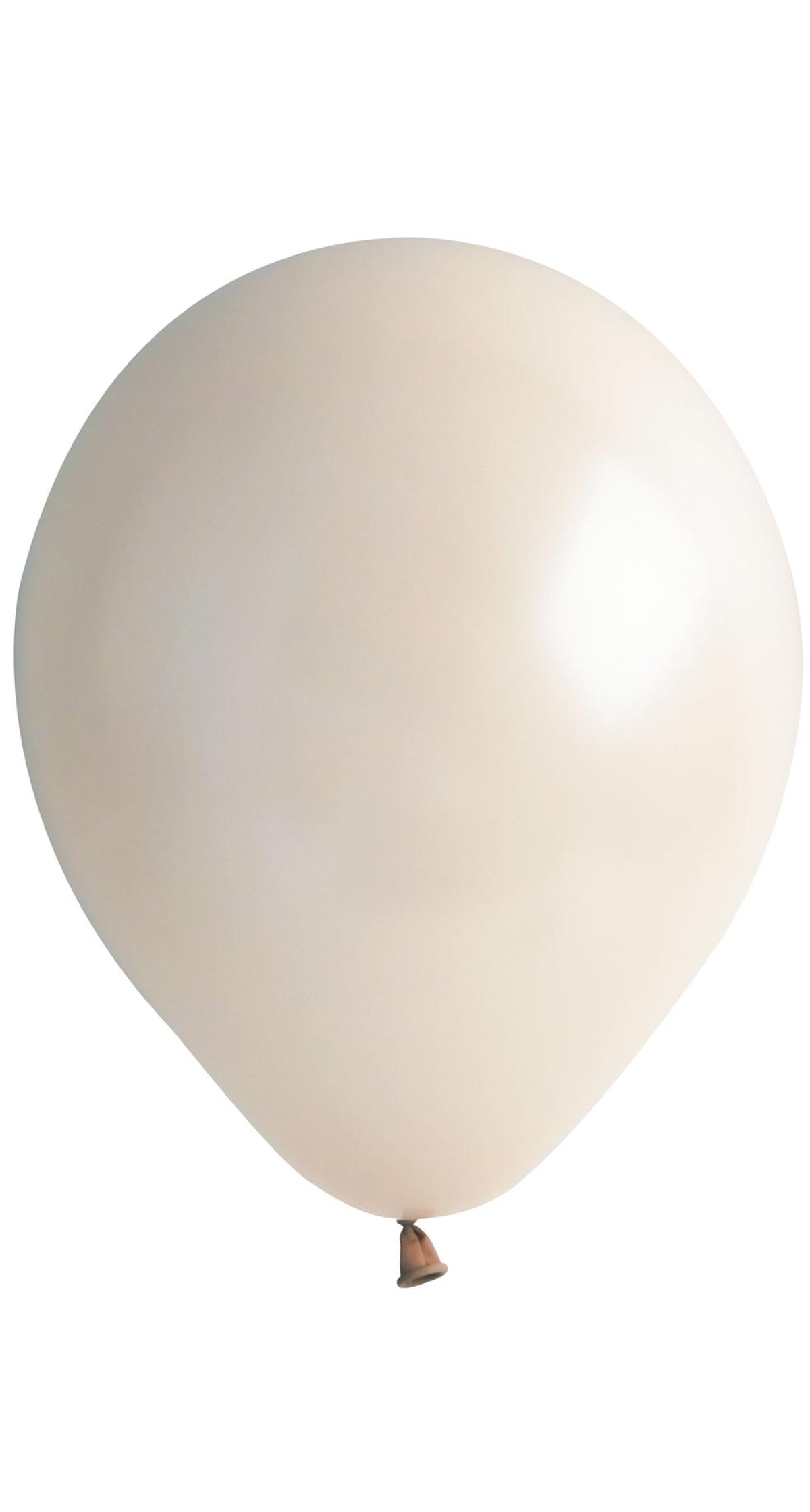Balonevi Pastel White Sand Latex Balloon 12 Inch - 100pcs
