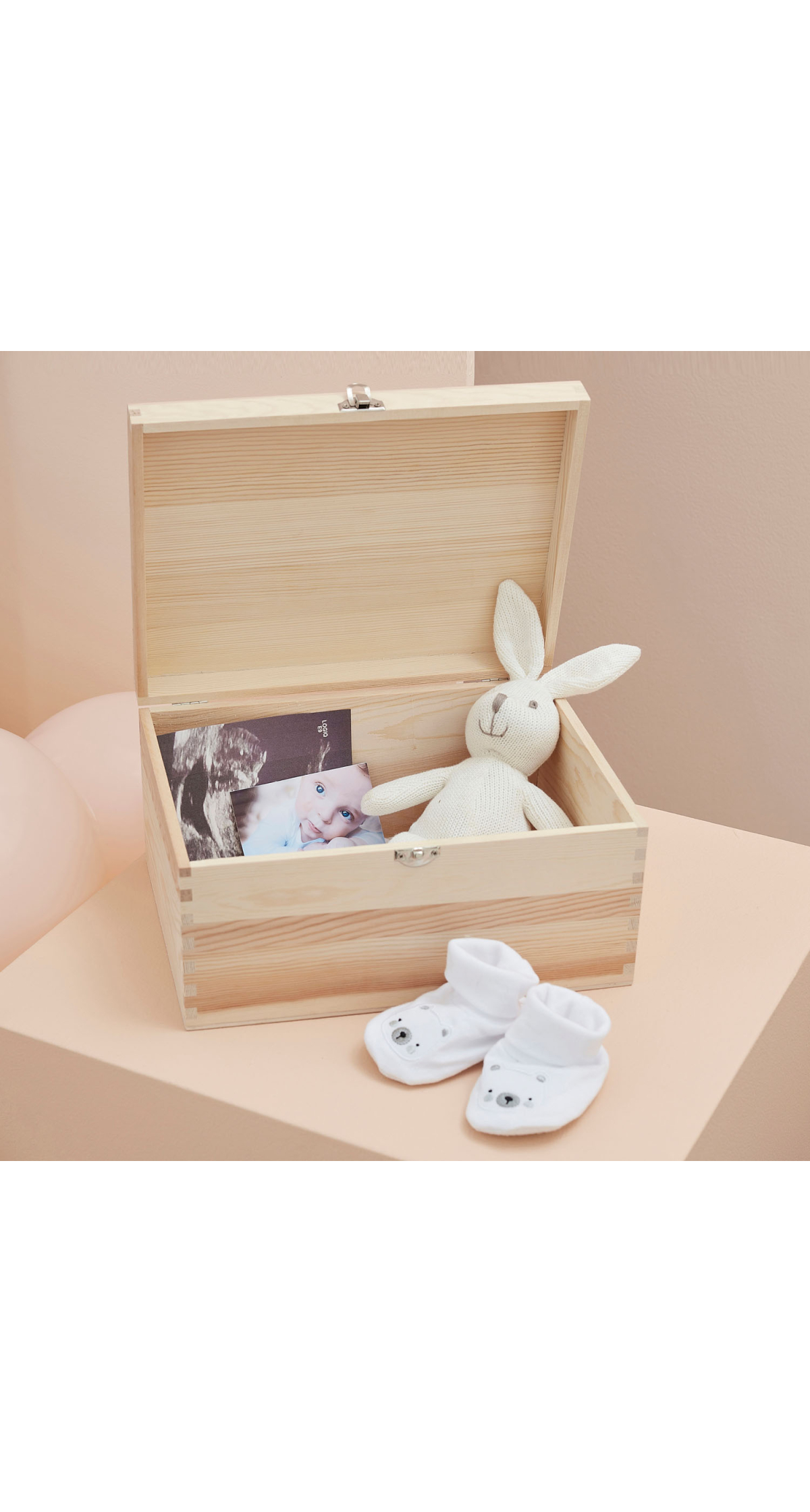 Wooden Memory Keepsake Box - 13.5(H) x 28(W) x 20.5(D)cm - Image 2