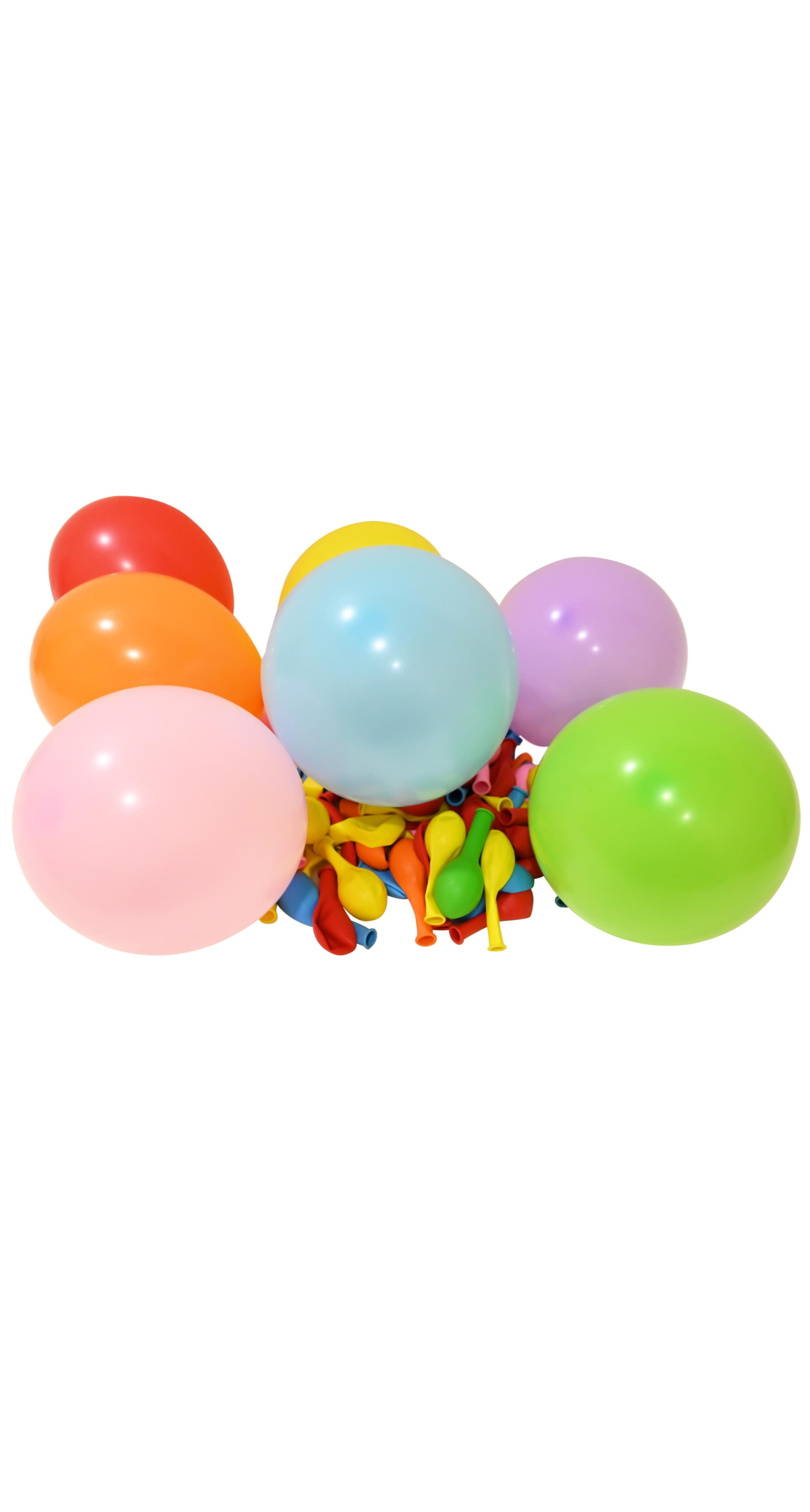 Balonevi Pastel Assorted Color Latex Balloon 12 Inch - 100pcs