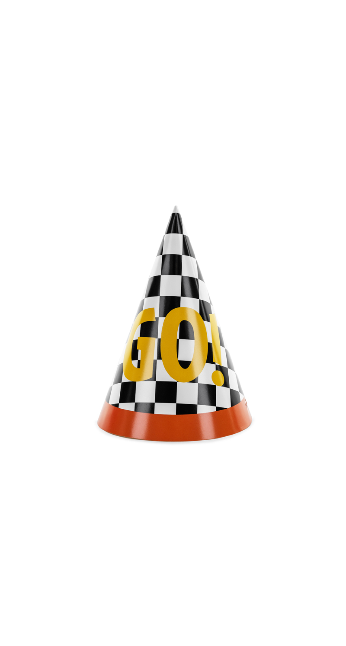 Racing Cars Party Hats Go!, 16cm, (1pkt / 6pc) - Image 2