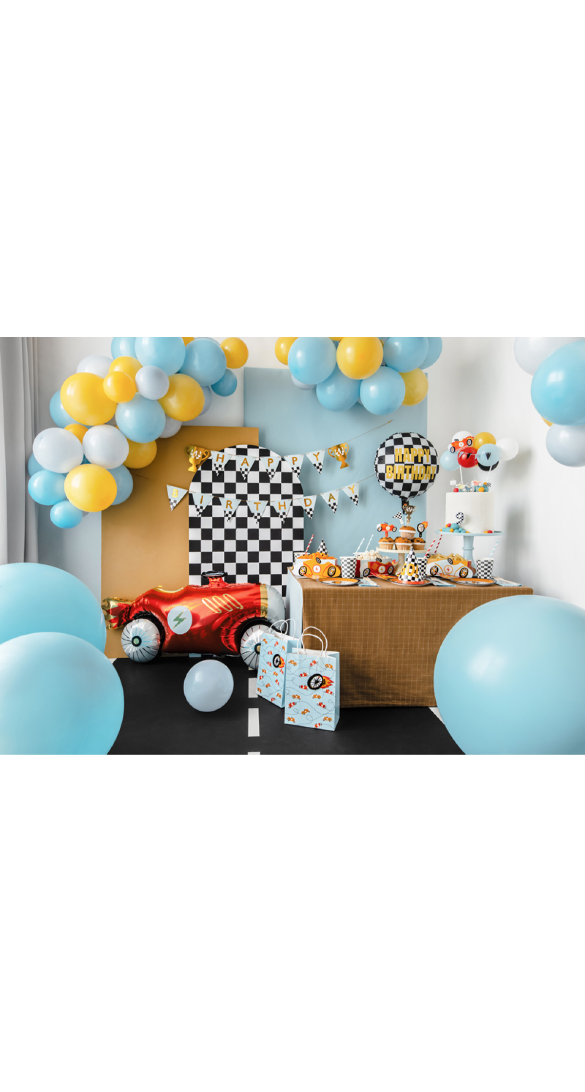 Racing Cars Party Hats Go!, 16cm, (1pkt / 6pc) - Image 7